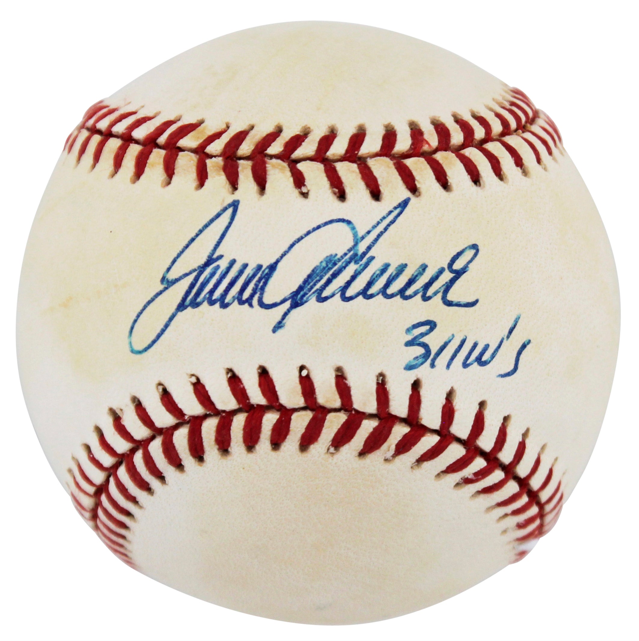 Mets Tom Seaver "311 W's" Authentic Signed White Onl Baseball BAS #BL96168