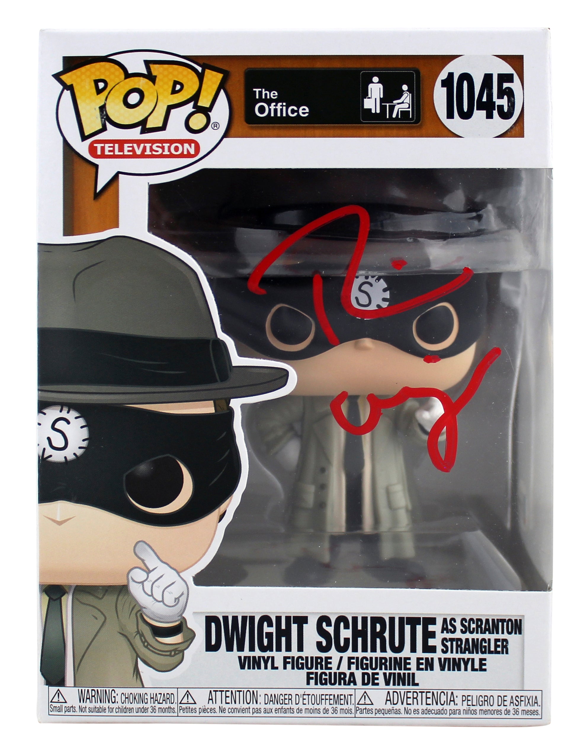 Rainn Wilson The Office Signed #1045 Funko Pop Vinyl Figure BAS #Z03488