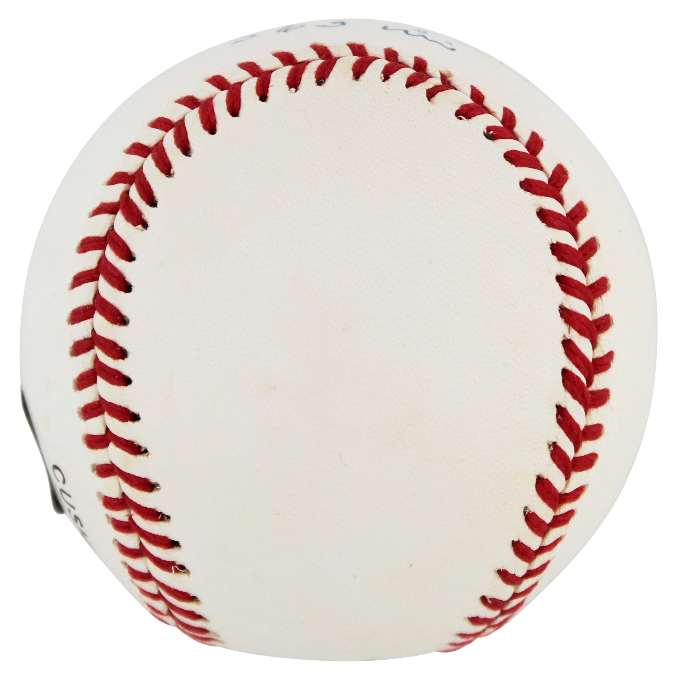 Braves Warren Spahn "363 Wins" Authentic Signed White Onl Baseball BAS #BL96167