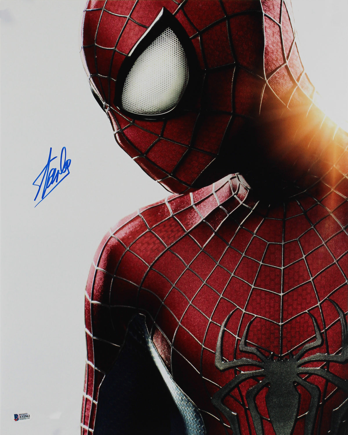 Stan Lee Spider-Man Authentic Signed 16x20 Photo Autographed BAS #Z32562