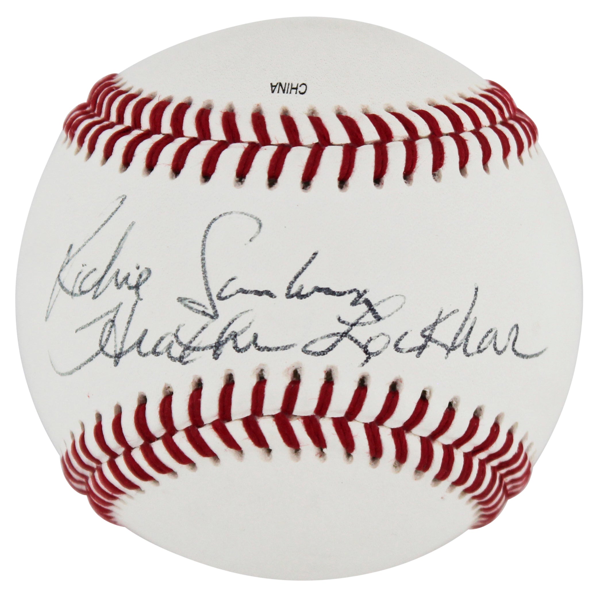 Richie Sambora & Heather Locklear Signed Rawlings Baseball BAS #BL96173