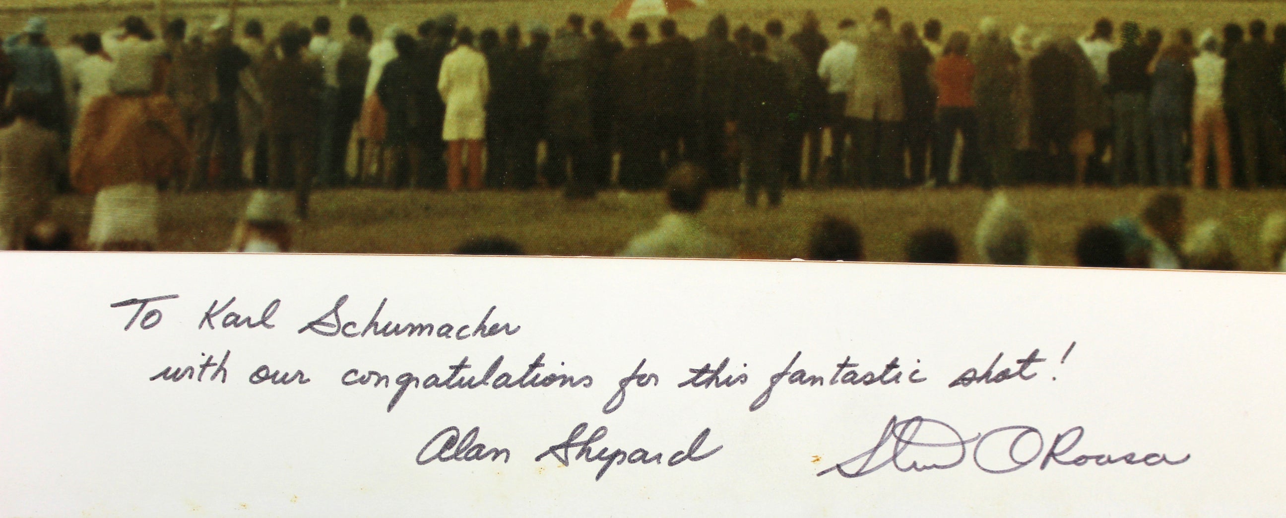 Apollo 14 (3) Shepard, Roosa & Mitchell Signed Mounted 10.35x13.5 Photo BAS