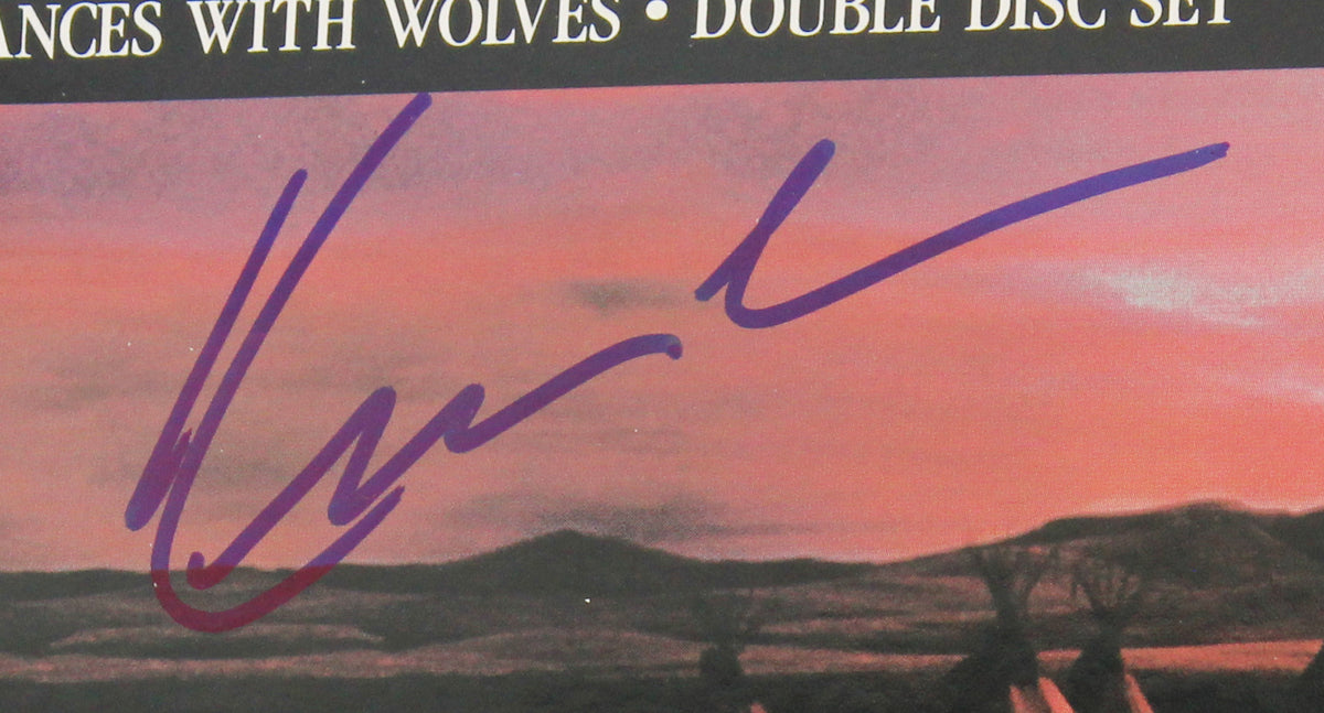Kevin Costner Dances with Wolves Authentic Signed Laserdisc Cover BAS #BF88866