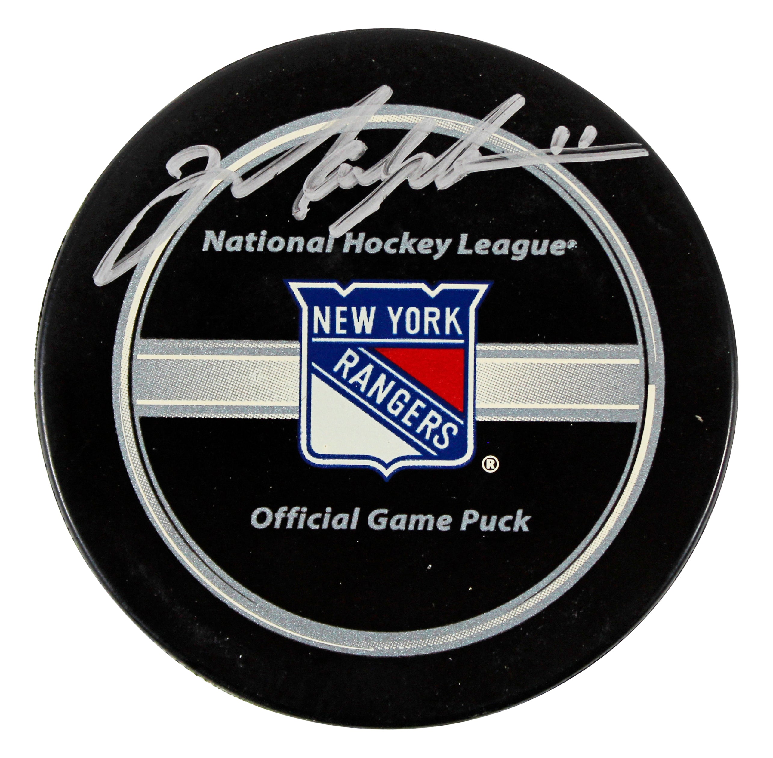 Rangers Mark Messier Authentic Signed Official NHL Game Hockey Puck Steiner