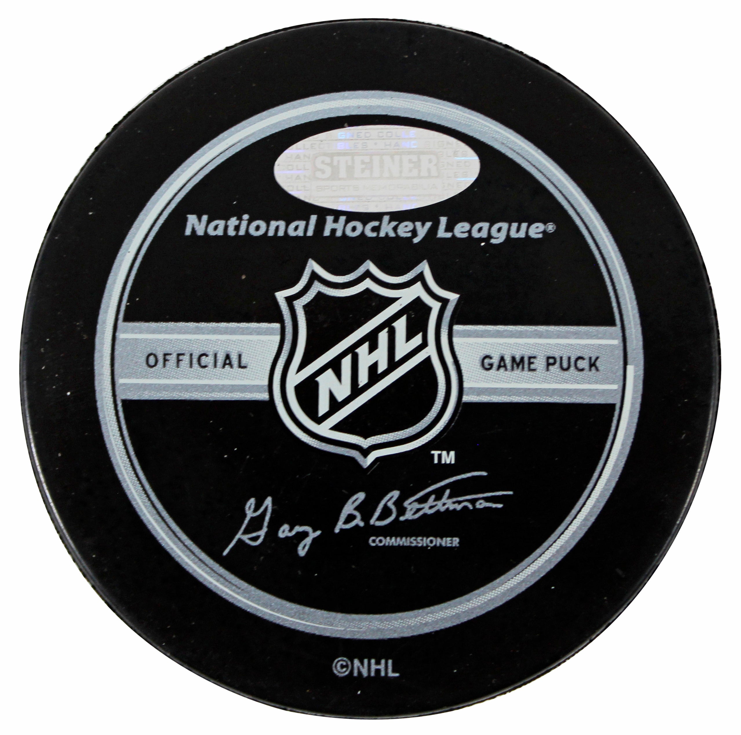 Rangers Mark Messier Authentic Signed Official NHL Game Hockey Puck Steiner
