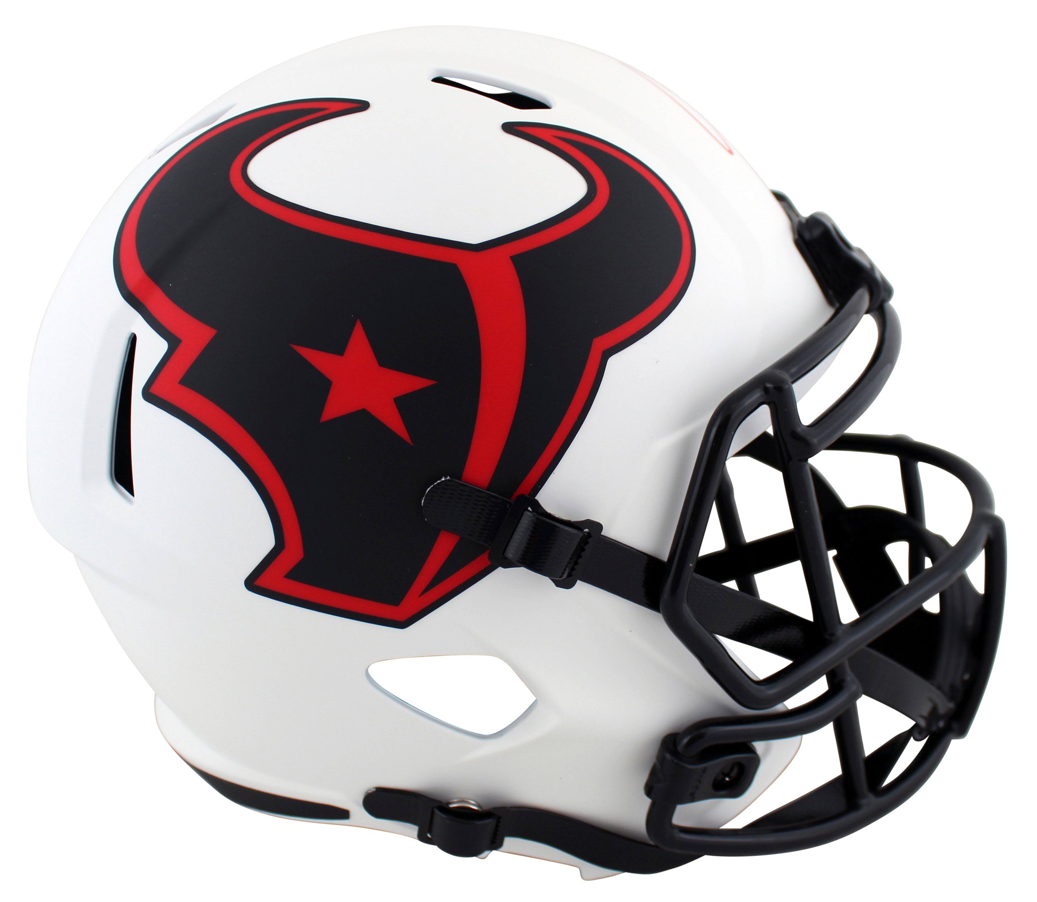 Texans Andre Johnson Authentic Signed Lunar Full Size Speed Rep Helmet JSA Wit