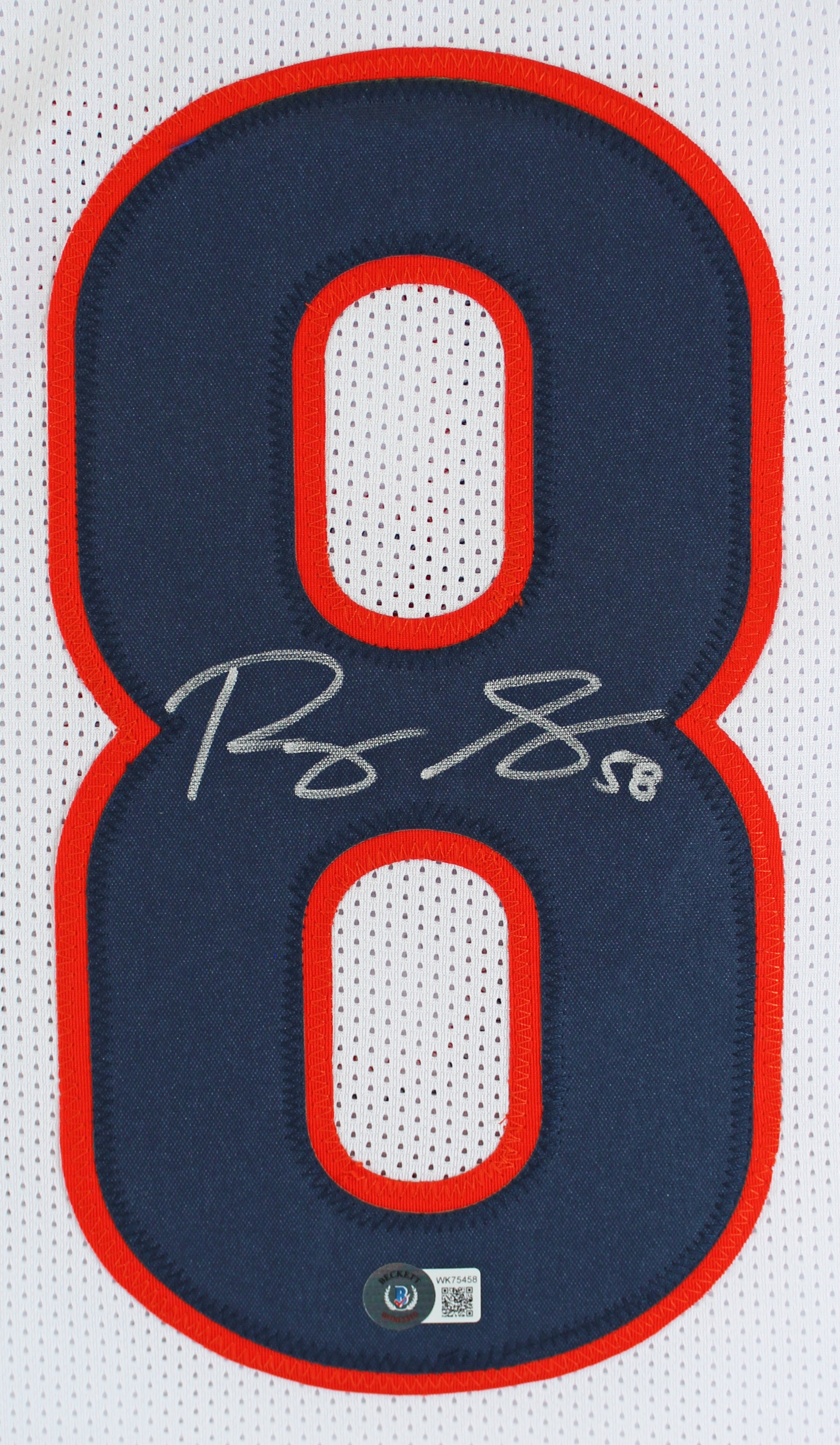 Roquan Smith Authentic Signed White Pro Style Jersey Autographed BAS Witnessed