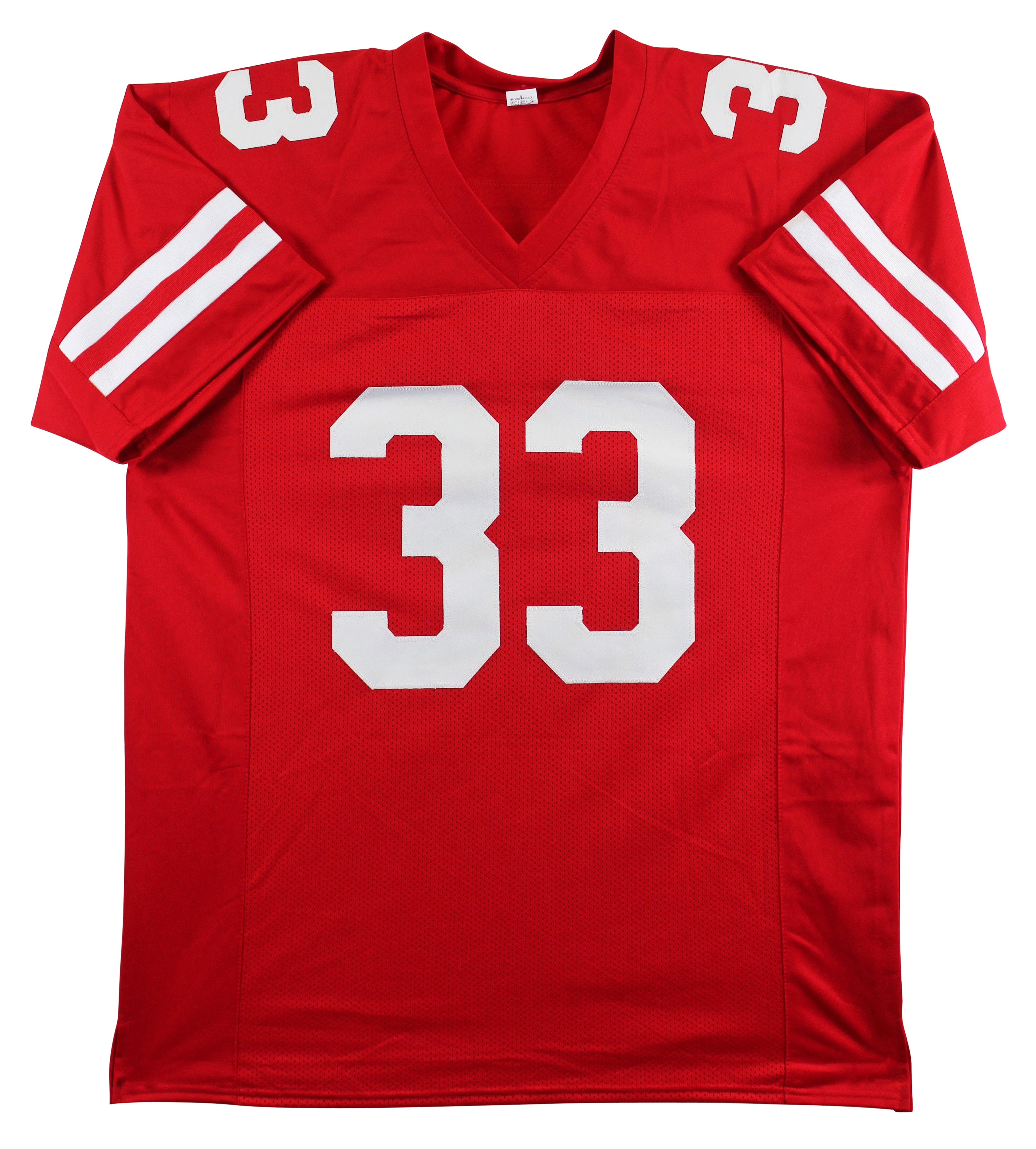 Wisconsin Ron Dayne "Heisman 99" Authentic Signed Red Pro Style Jersey BAS Wit
