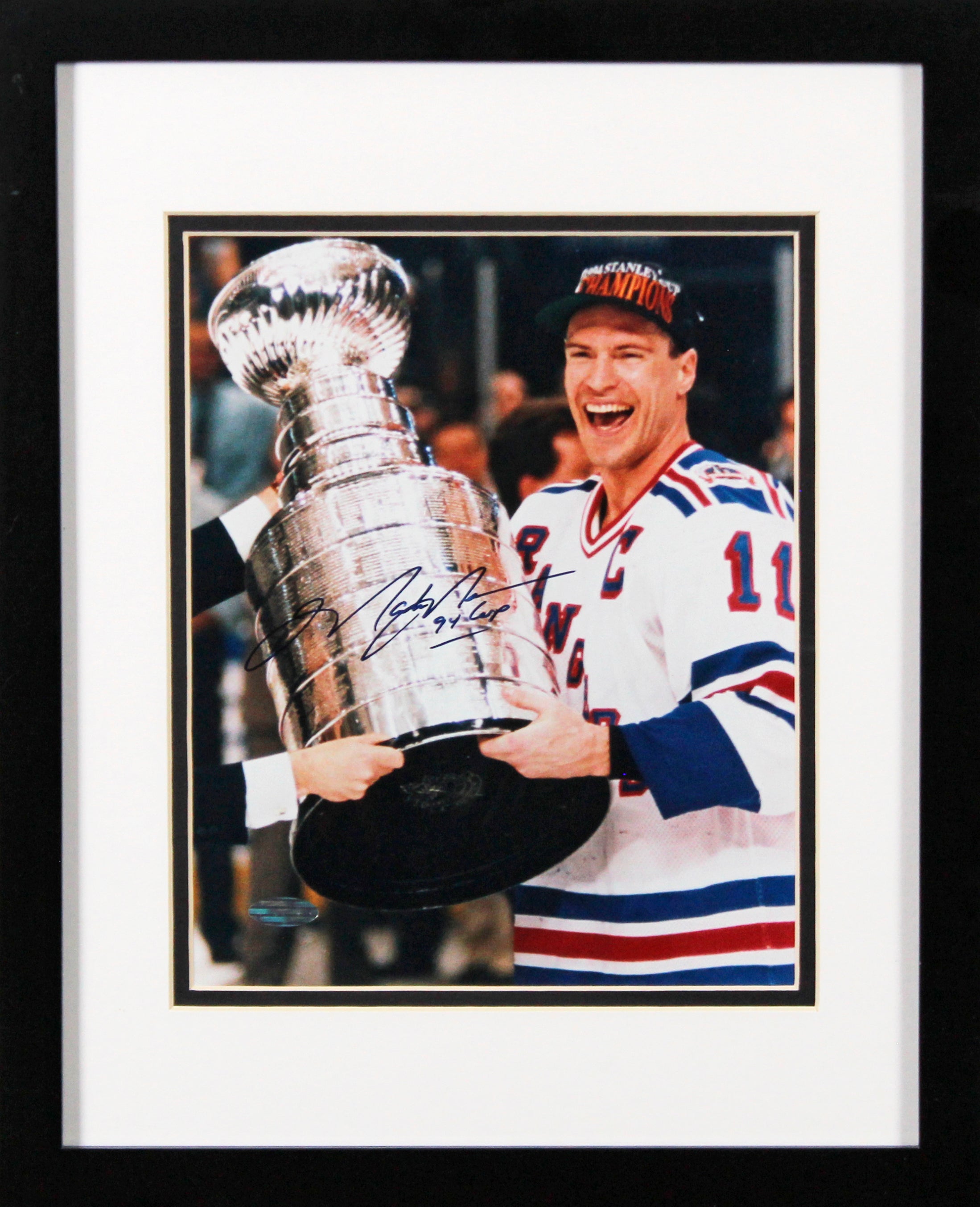 Rangers Mark Messier "94 Cup" Authentic Signed 8x10 Framed Photo Steiner