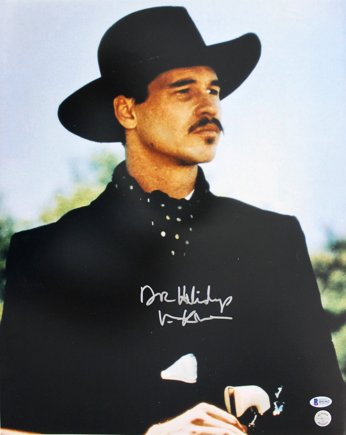 Val Kilmer Tombstone "Doc Holliday" Authentic Signed 16x20 Photo Autographed BAS