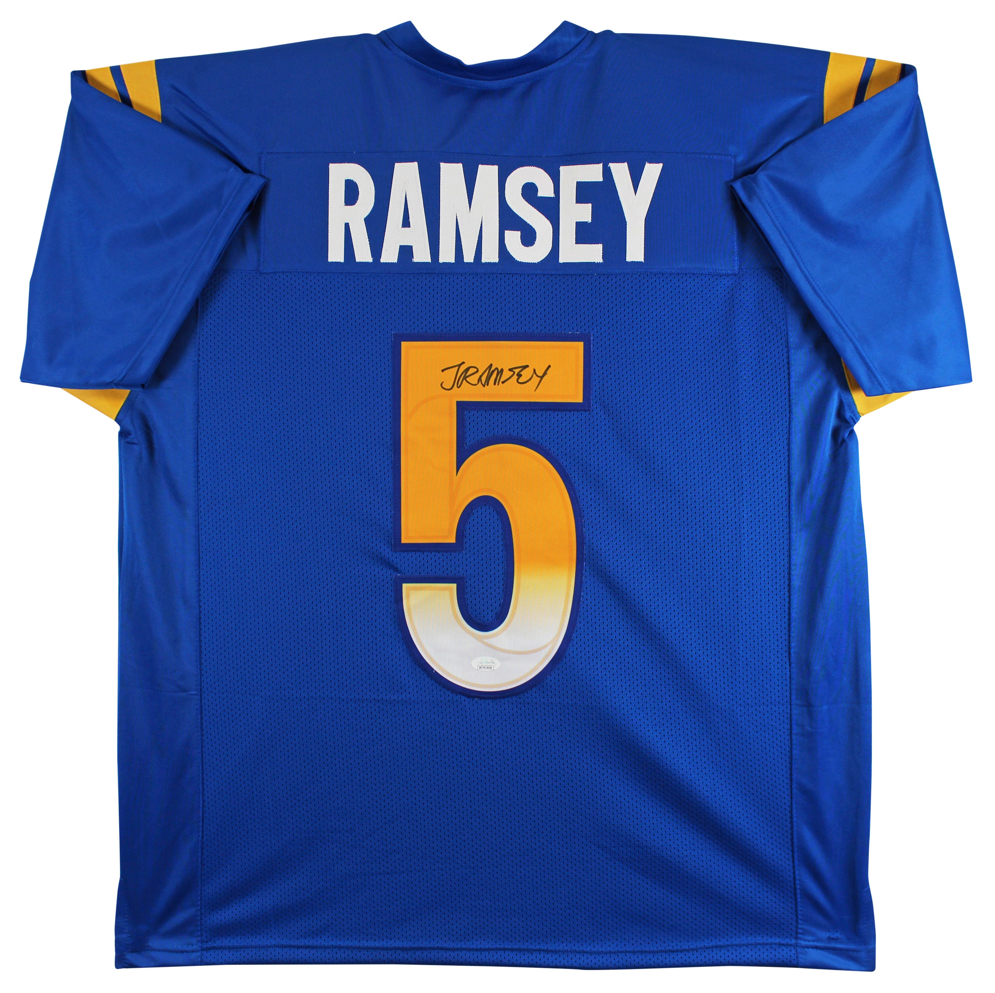 Jalen Ramsey Authentic Signed Blue Pro Style Jersey Autographed JSA Witness