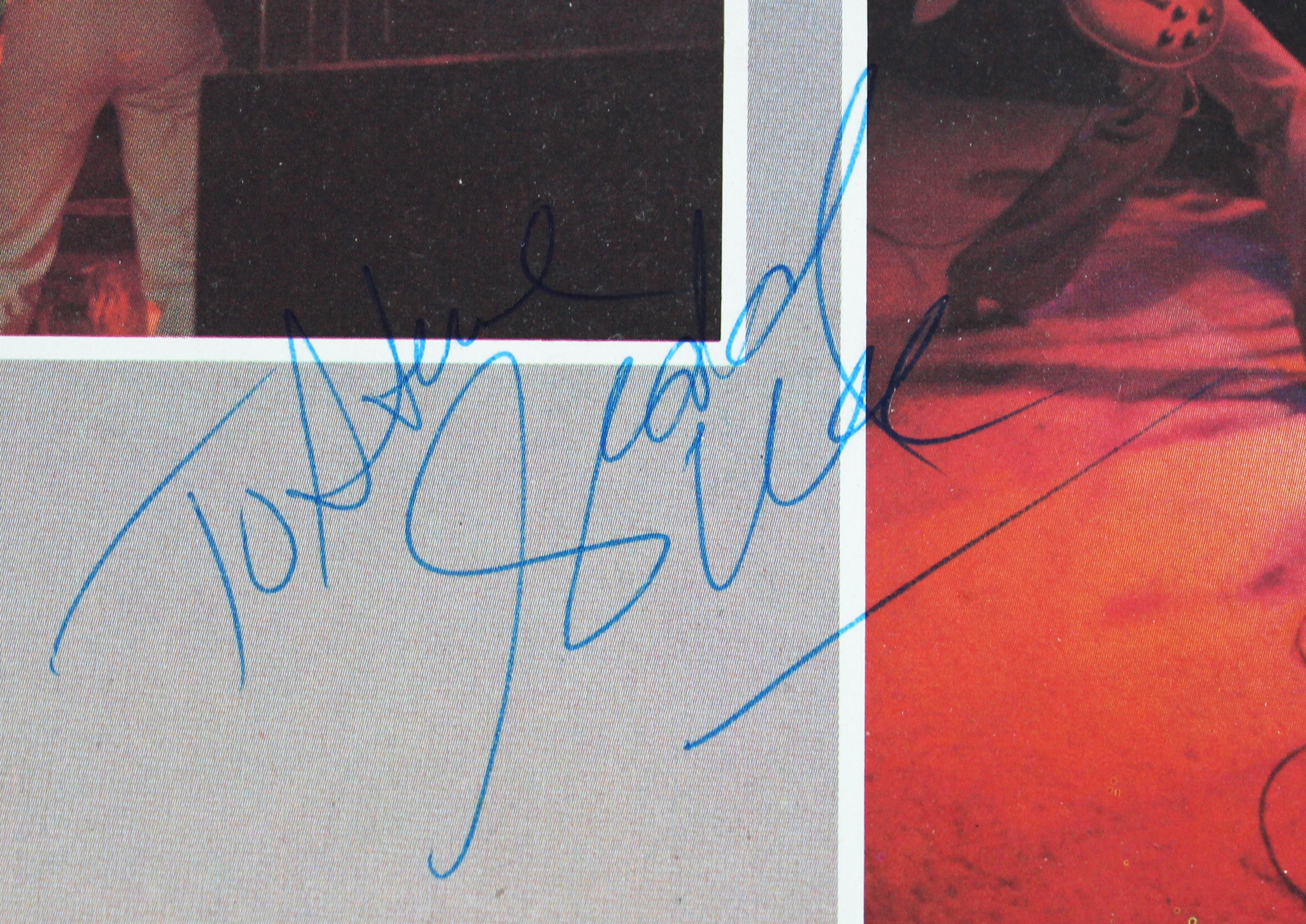 Rush (3) Lee, Lifeson & Peart Authentic Signed Album Cover W/ Vinyl BAS #AC33484