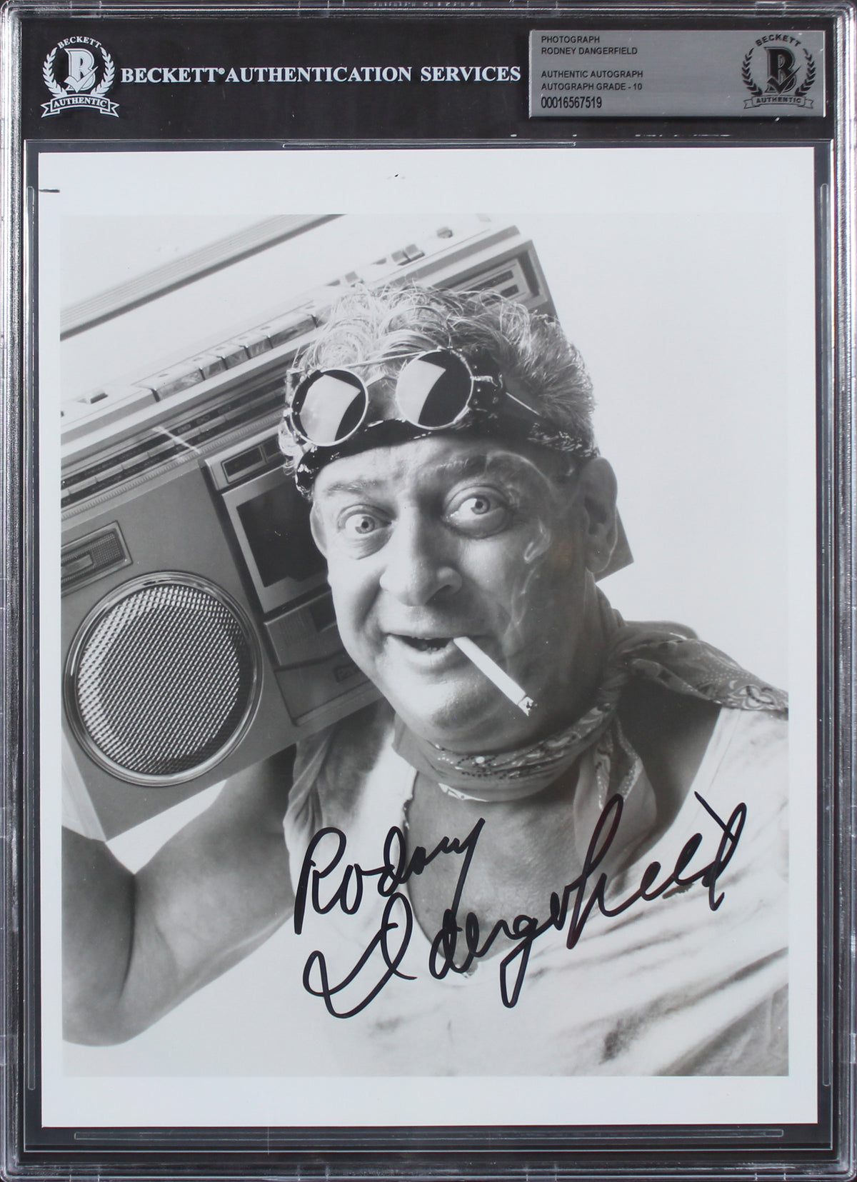Rodney Dangerfield Caddyshack Authentic Signed 8x10 Photo Auto 10! BAS Slabbed
