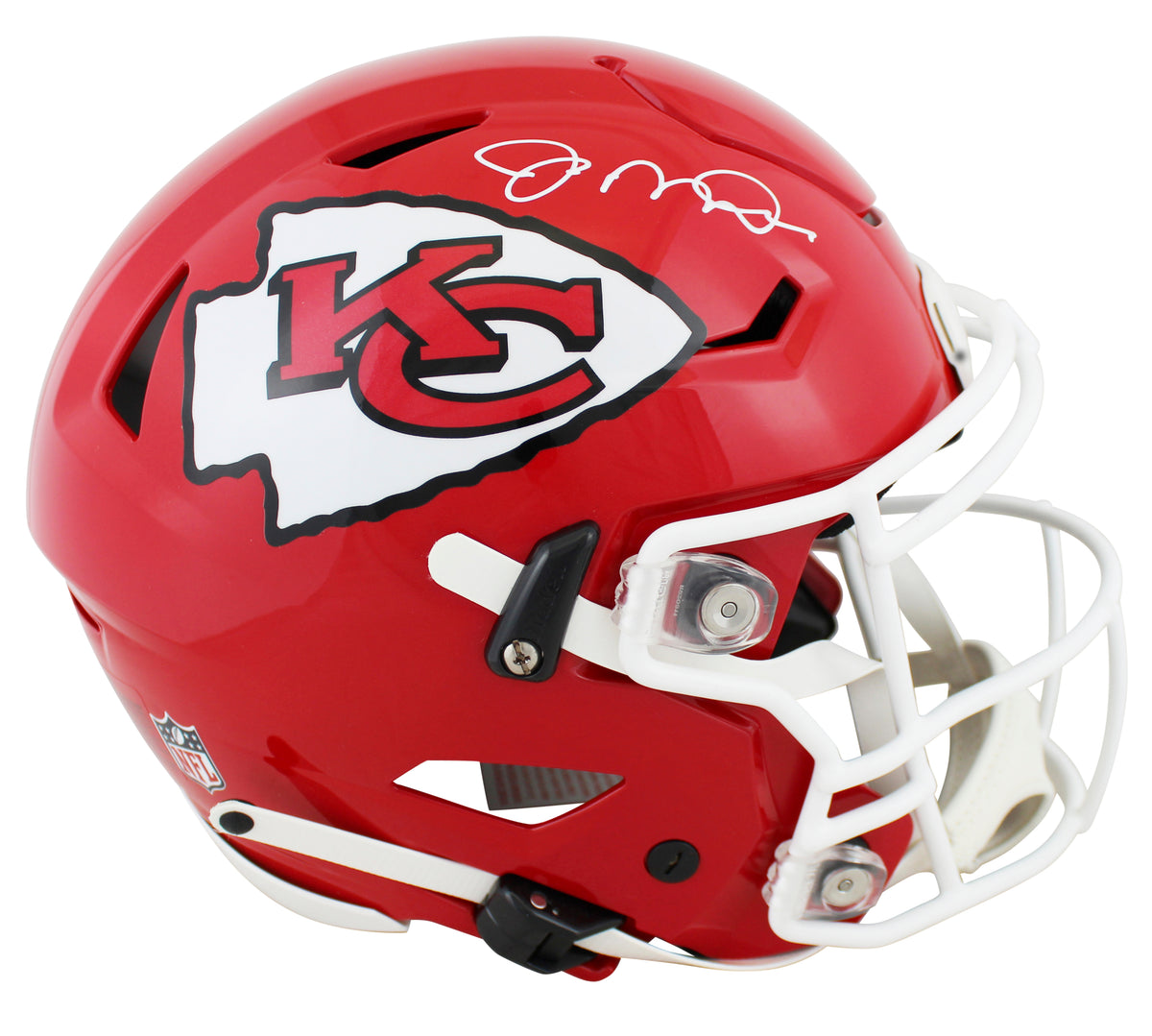 Chiefs Joe Montana Authentic Signed Speed Flex Full Size Helmet JSA Witness