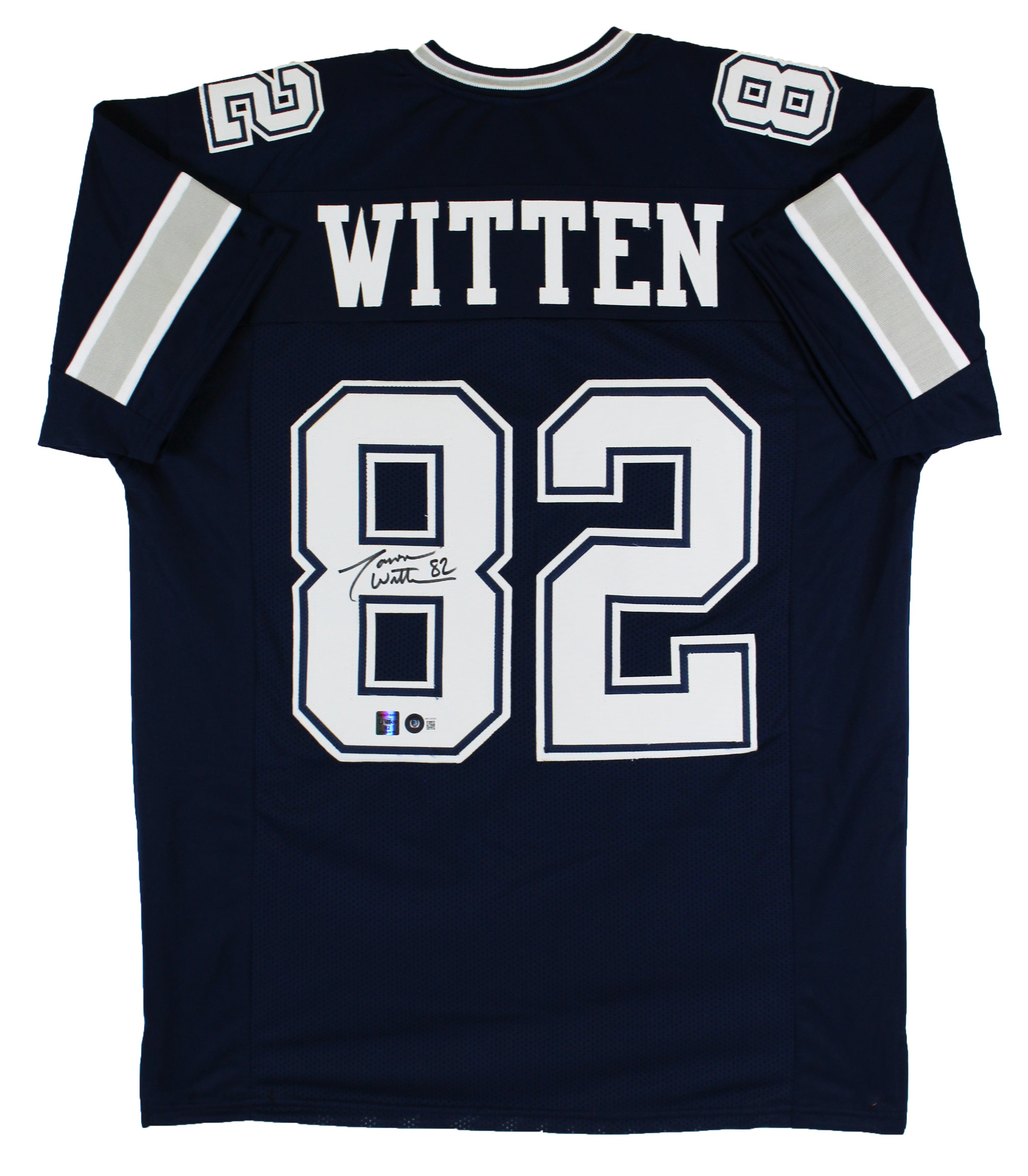 Jason Witten Authentic Signed Navy Blue Pro Style Jersey BAS Witnessed