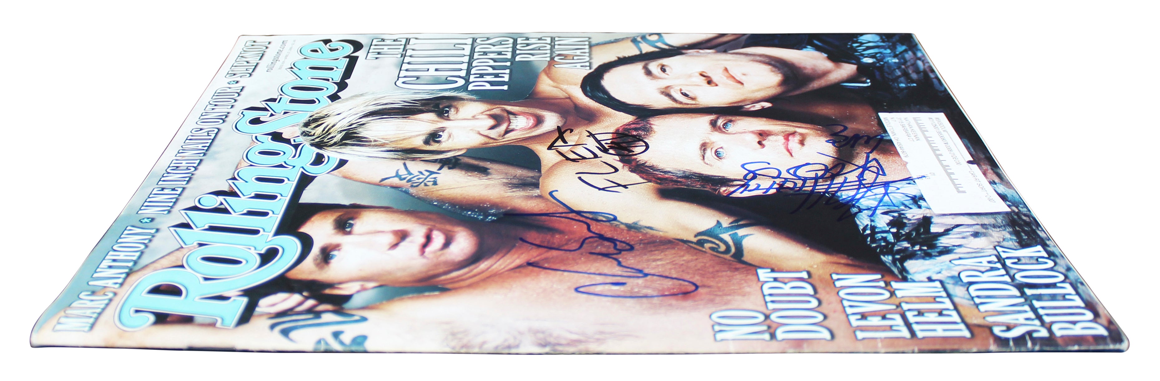 RHCP (3) Keidis, Flea & Smith Signed Rolling Stone Magazine BAS #AB77720