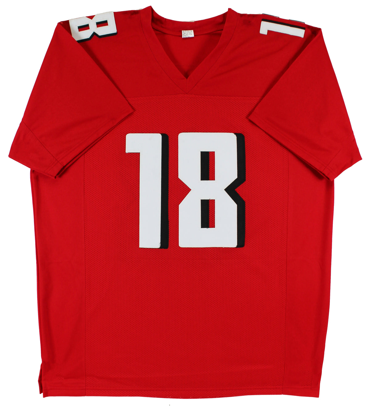 Calvin Ridley Authentic Signed Red Pro Style Jersey Autographed JSA