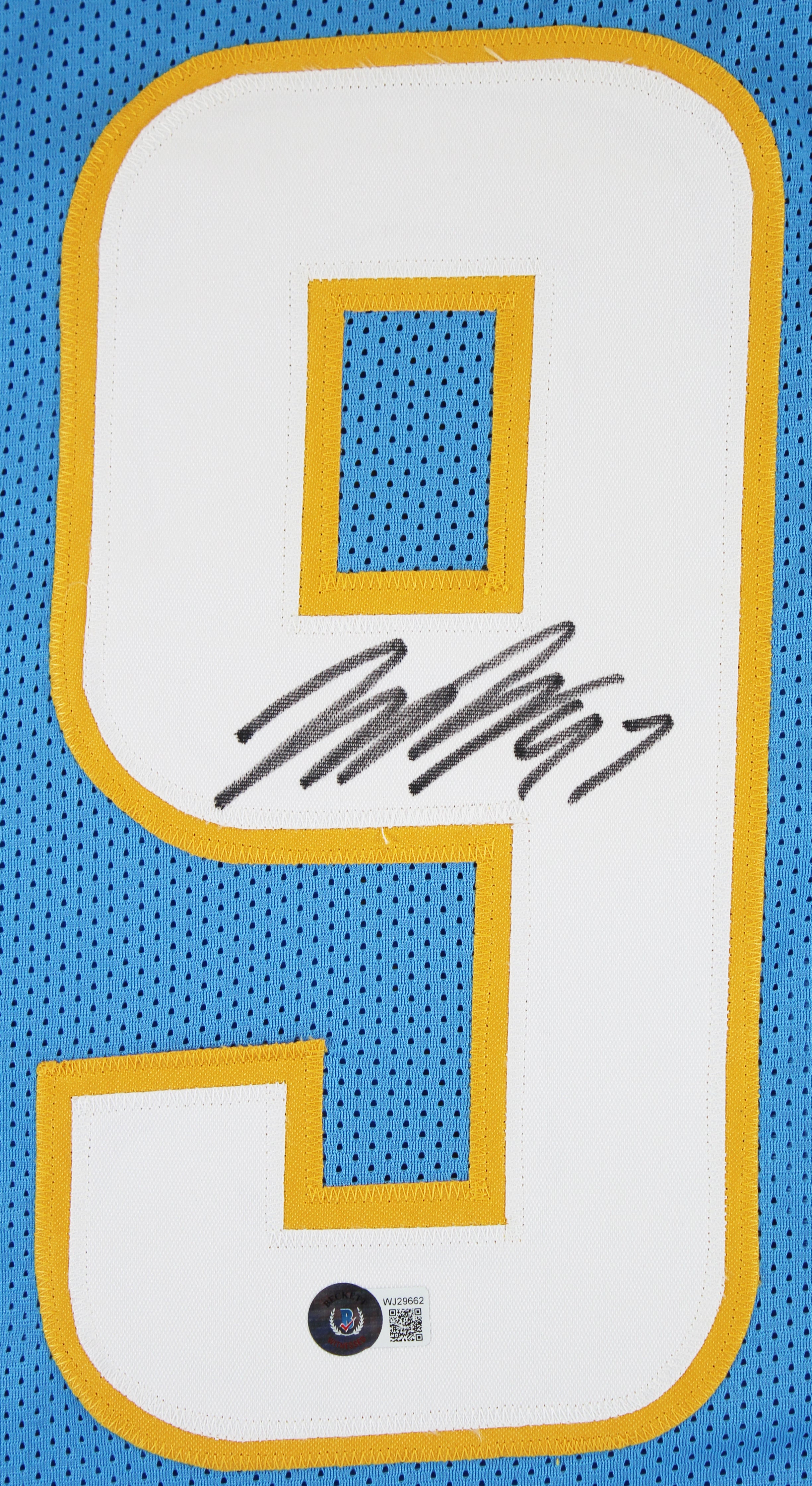 Joey Bosa Authentic Signed Powder Blue Pro Style #97 Jersey BAS Witnessed
