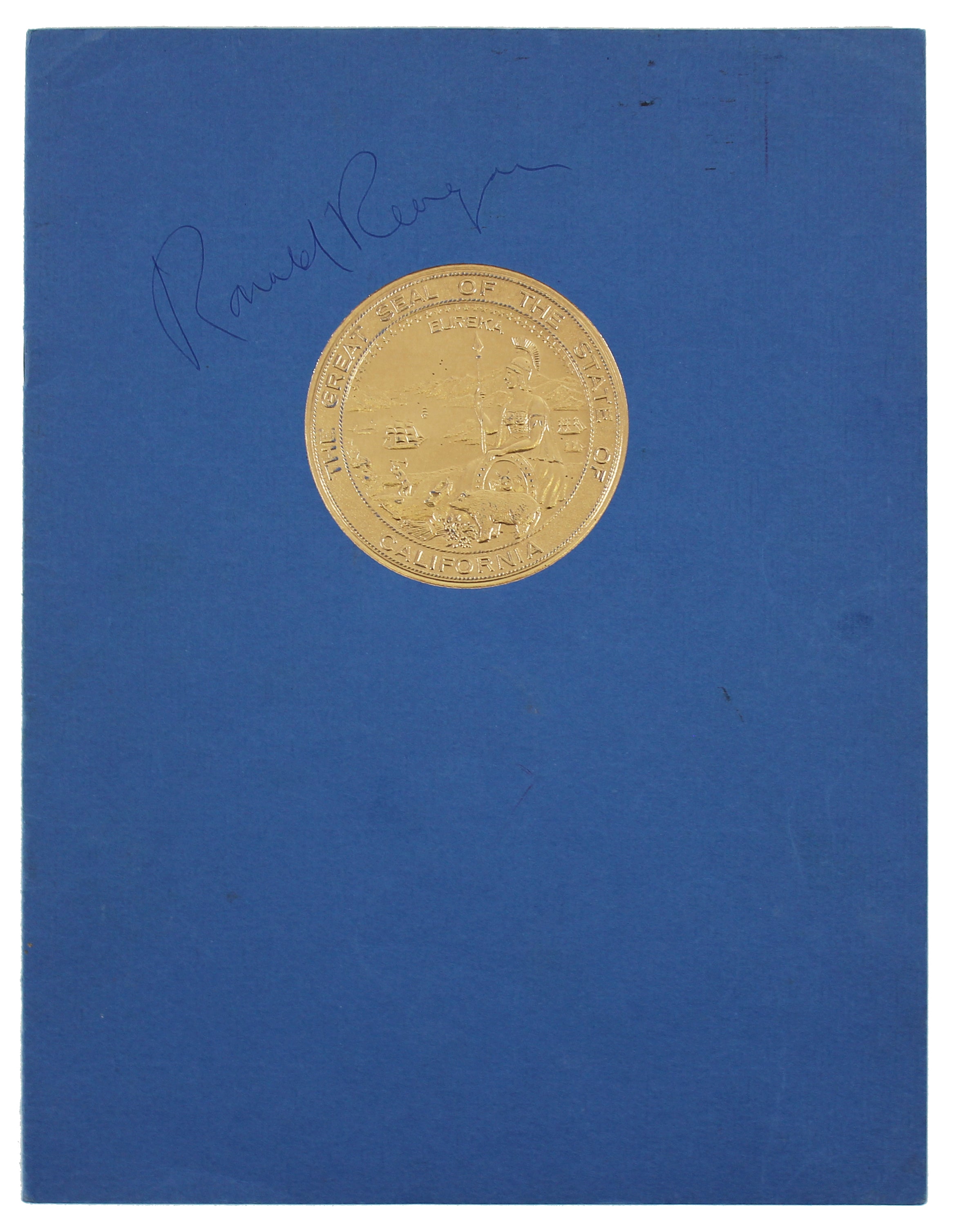 Ronald Reagan Signed 1967 California Gubernatorial Inaugural Concert Program BAS