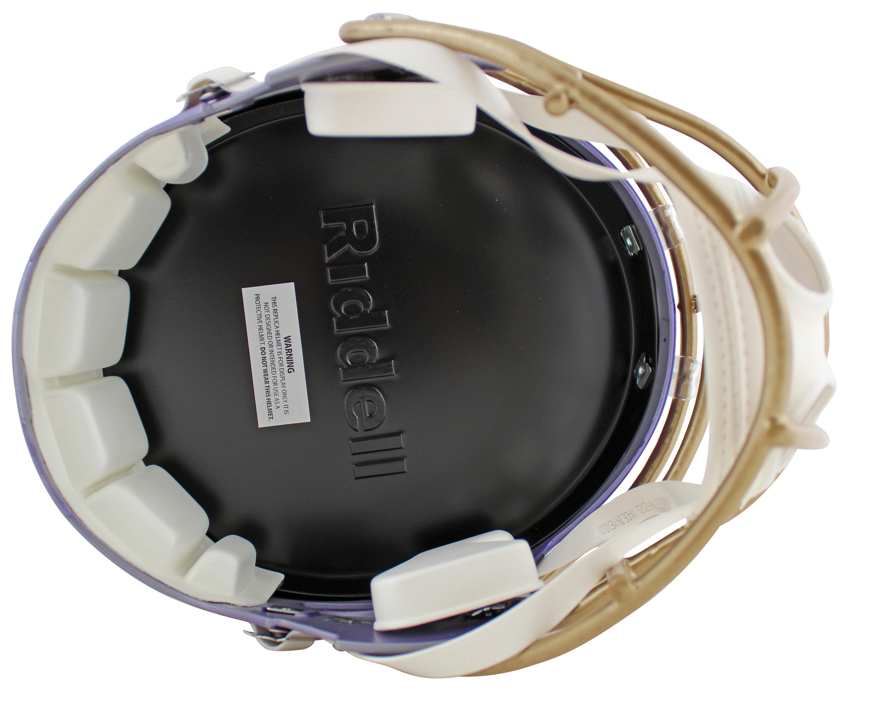 Ravens Ray Lewis Authentic Signed Flash Full Size Speed Rep Helmet BAS Witnessed