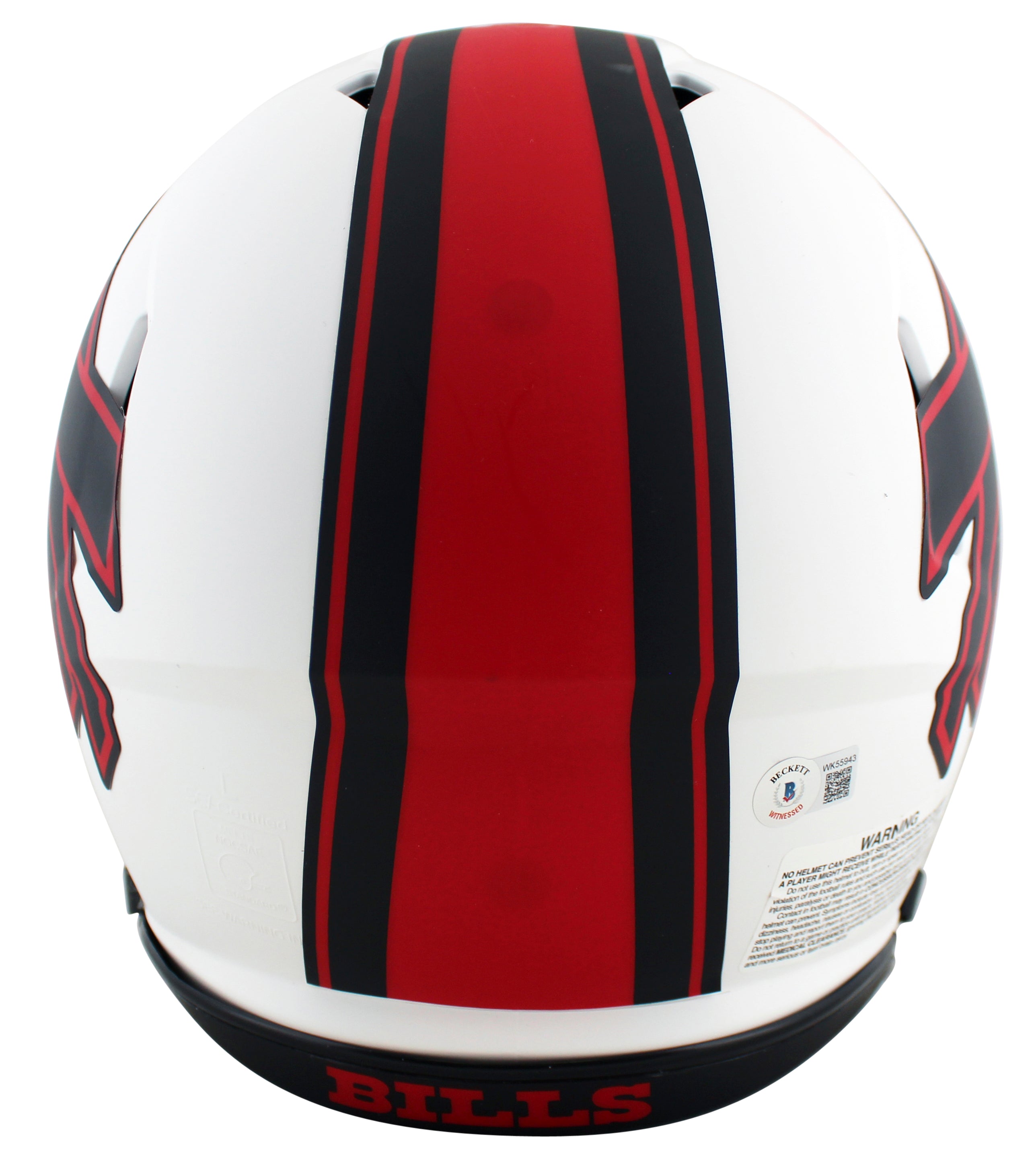 Bills Stefon Diggs Authentic Signed Lunar Full Size Speed Proline Helmet BAS Wit