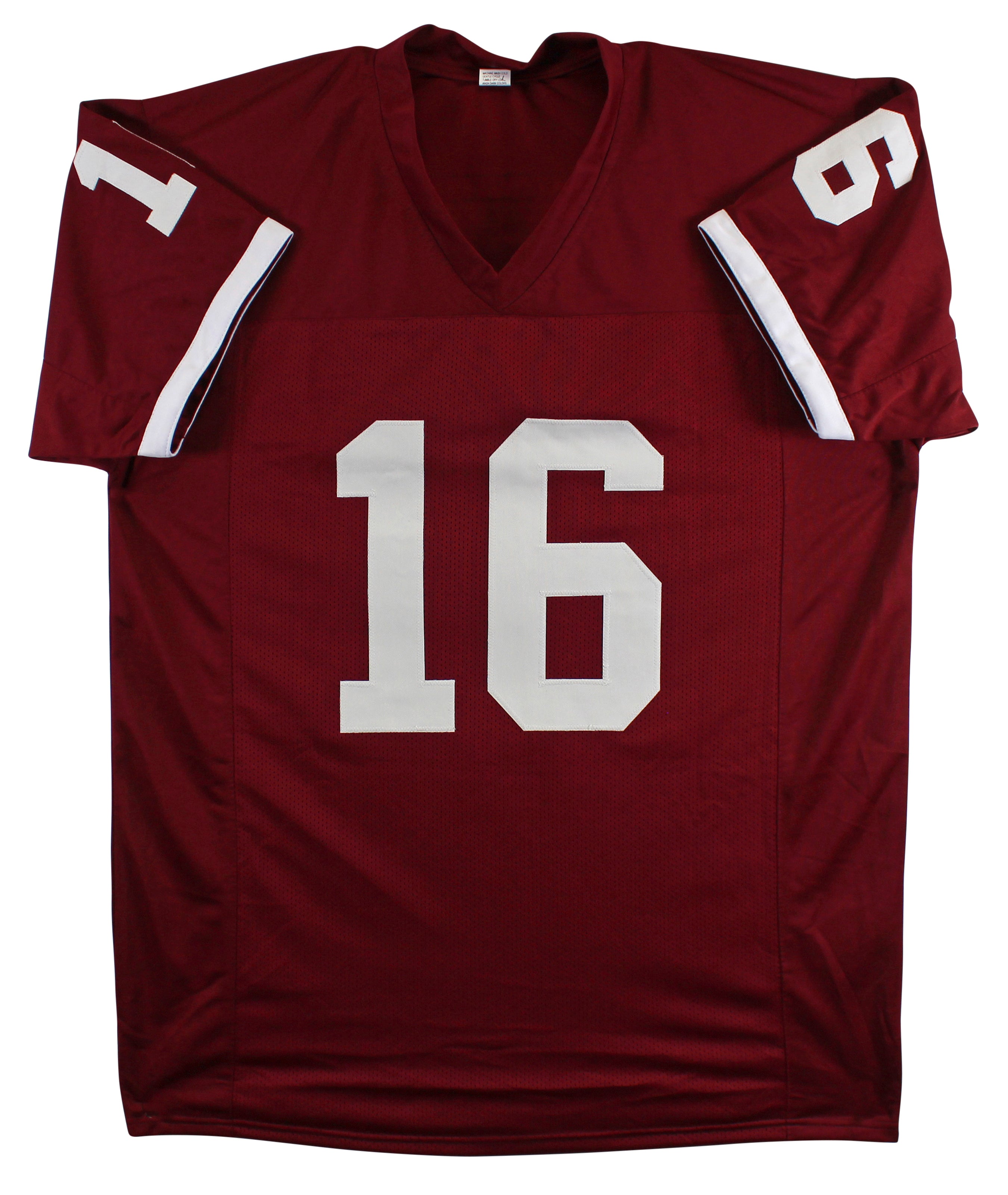 Stanford Jim Plunkett "Heisman 70" Authentic Signed Red Jersey BAS Witnessed