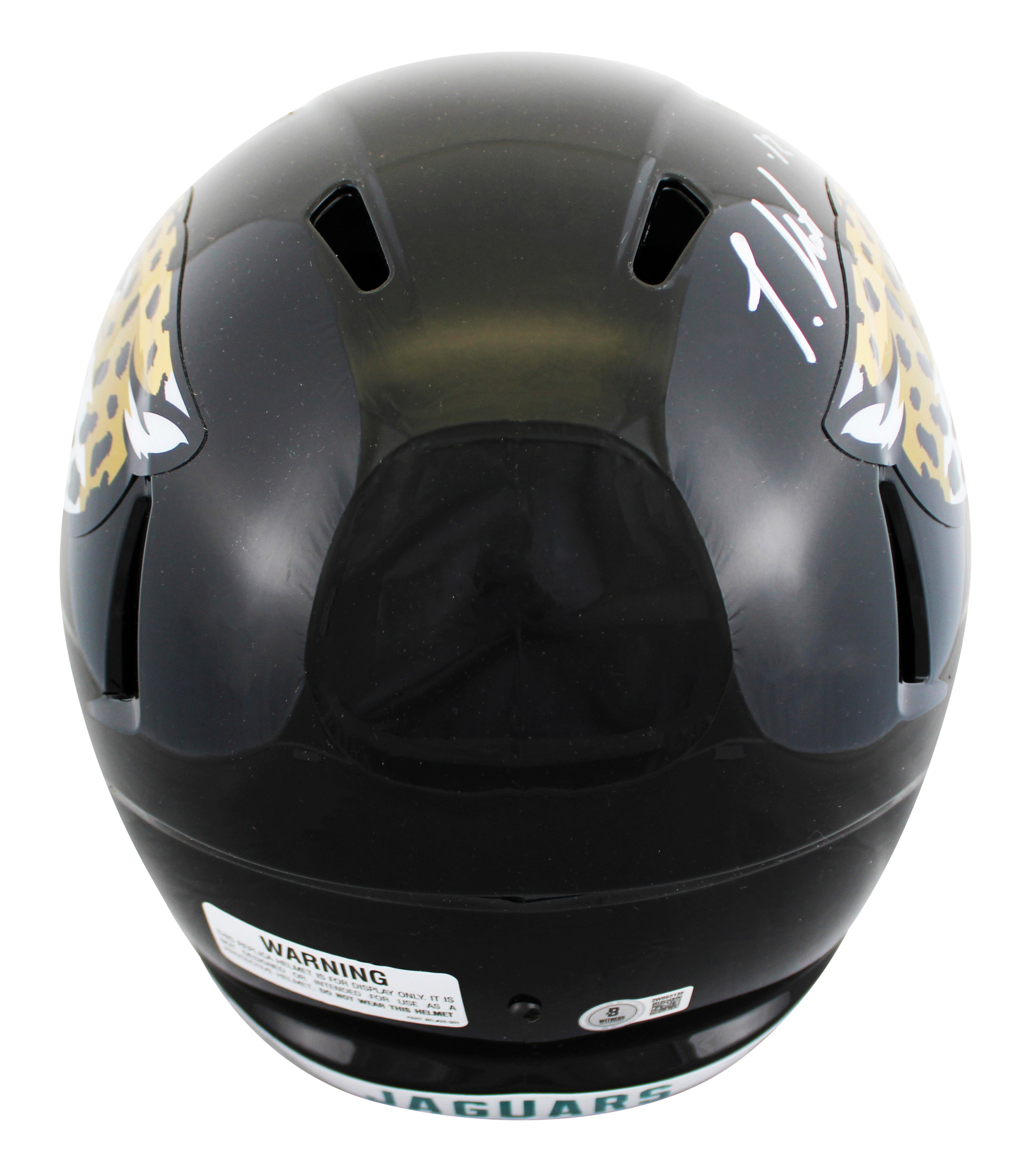 Jaguars Travis Hunter Authentic Signed Full Size Speed Rep Helmet BAS Witnessed