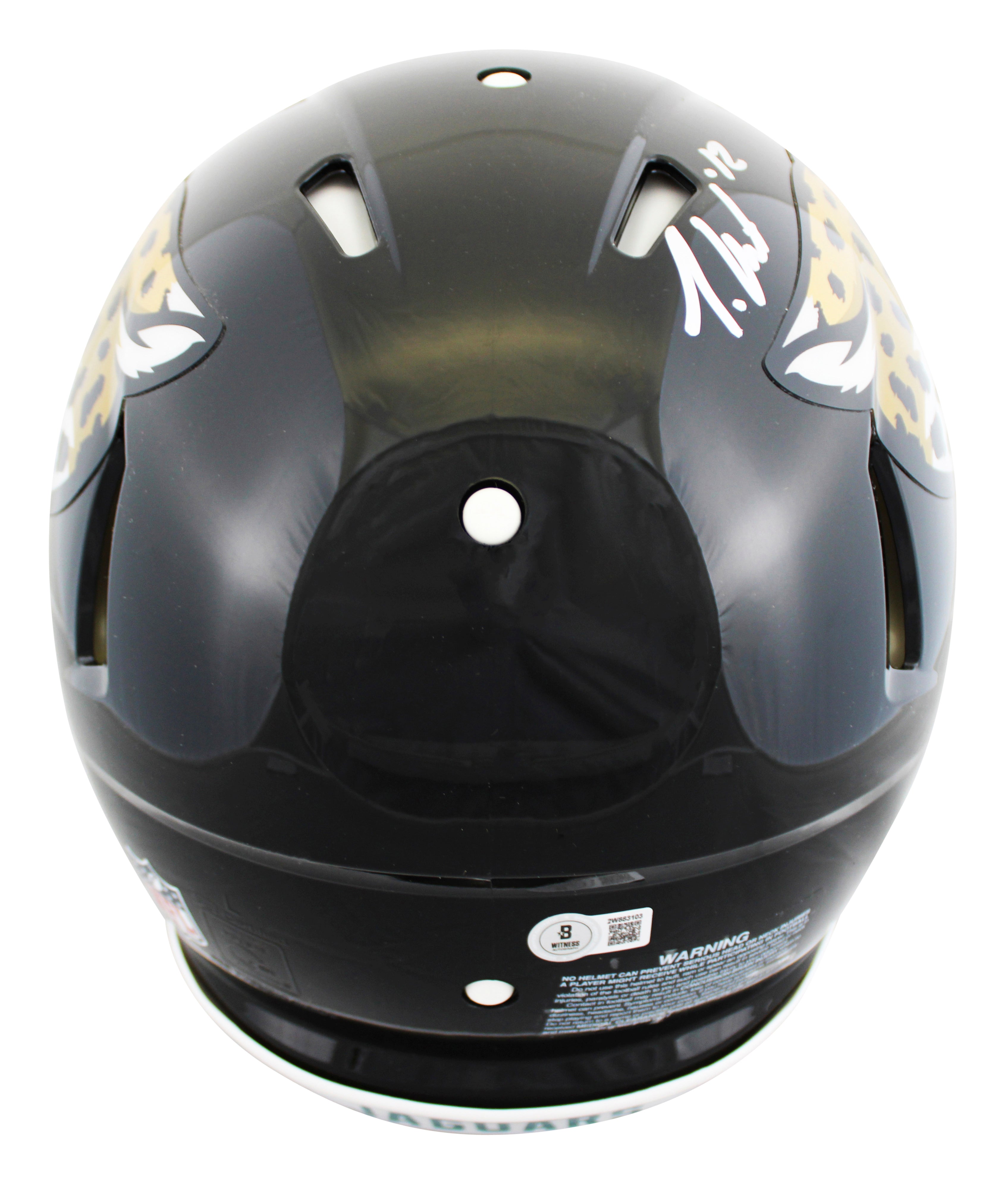 Jaguars Travis Hunter Signed Full Size Speed Proline Helmet BAS Witnessed