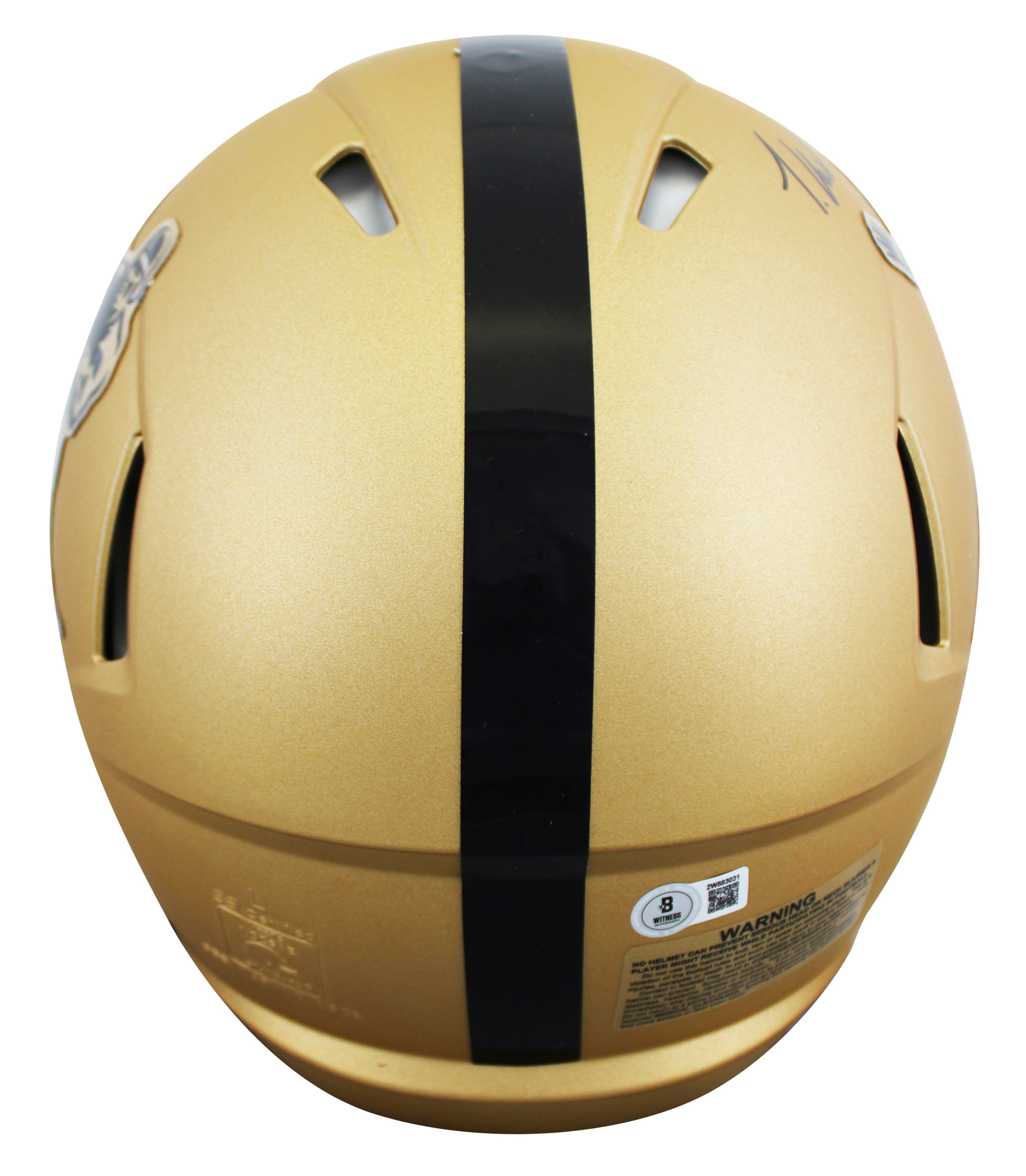 Travis Hunter "24 HT" Signed Heisman Logo Full Size Speed Proline Helmet BAS Wit