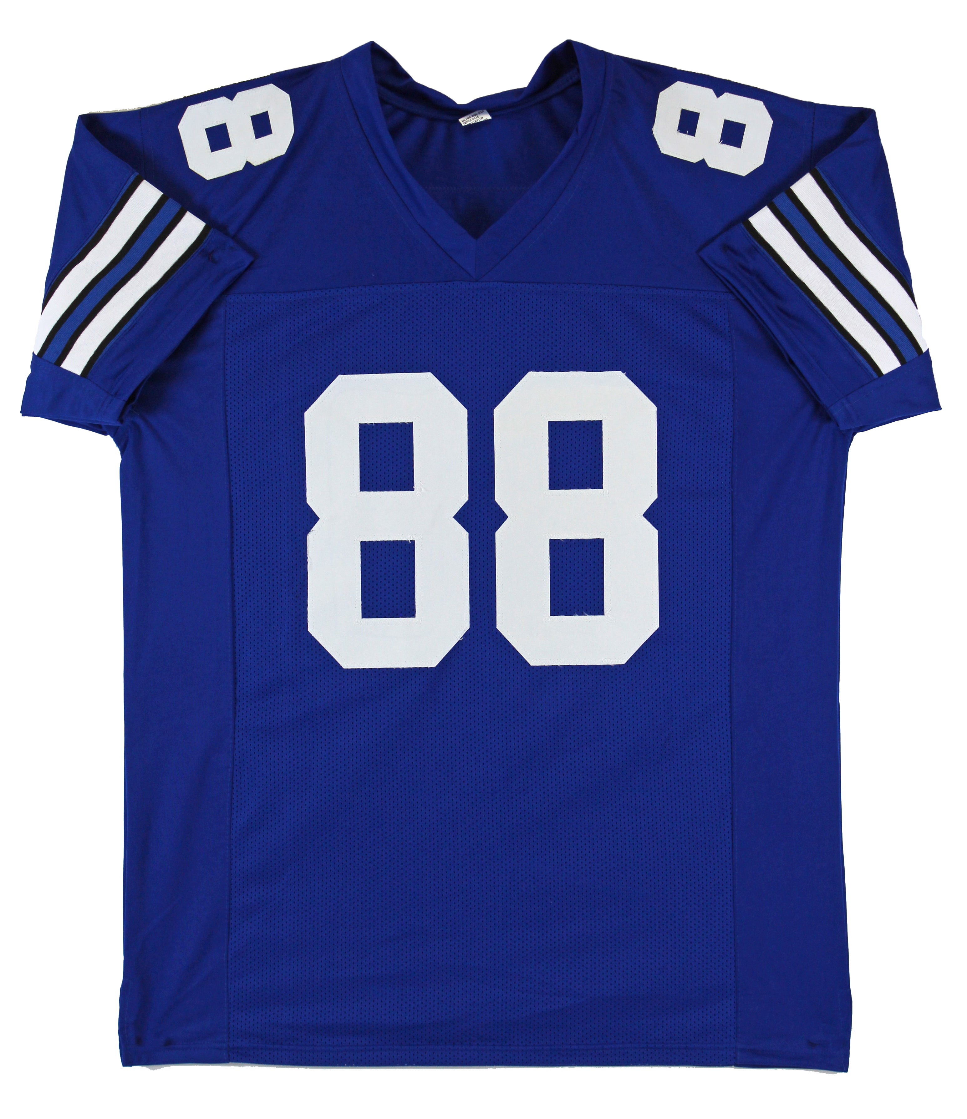 Drew Pearson "HOF 21" Authentic Signed Blue Pro Style Jersey Autographed BAS Wit HOLIDAY DOORBUSTER