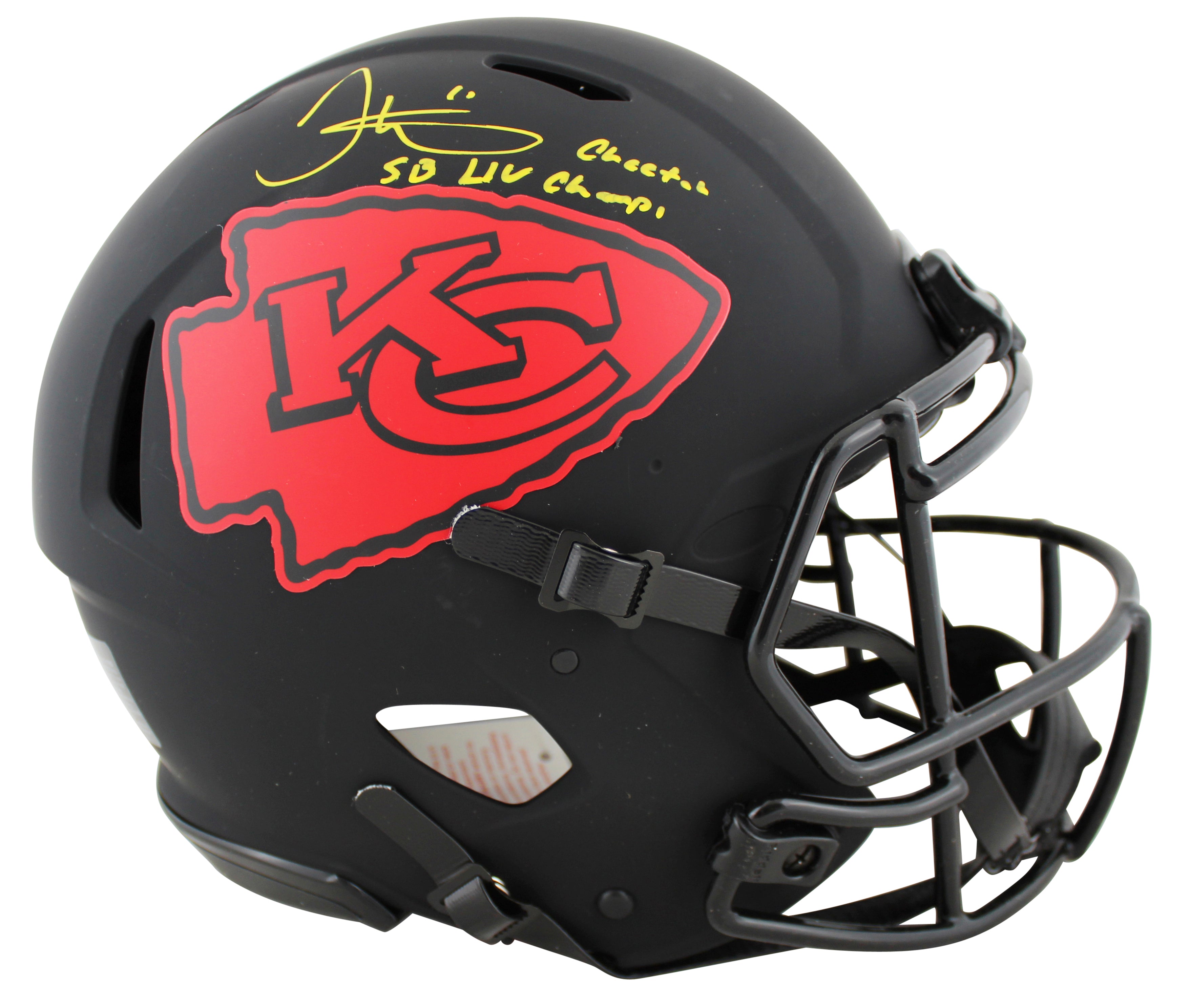 Chiefs Tyreek Hill "2x Insc." Signed Eclipse Full Size Speed Proline Helmet BAS