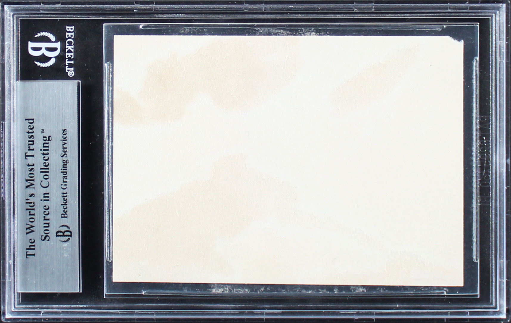 Elvis Presley Authentic Signed 2.5x3.5 Cut Signature Autographed BAS Slabbed