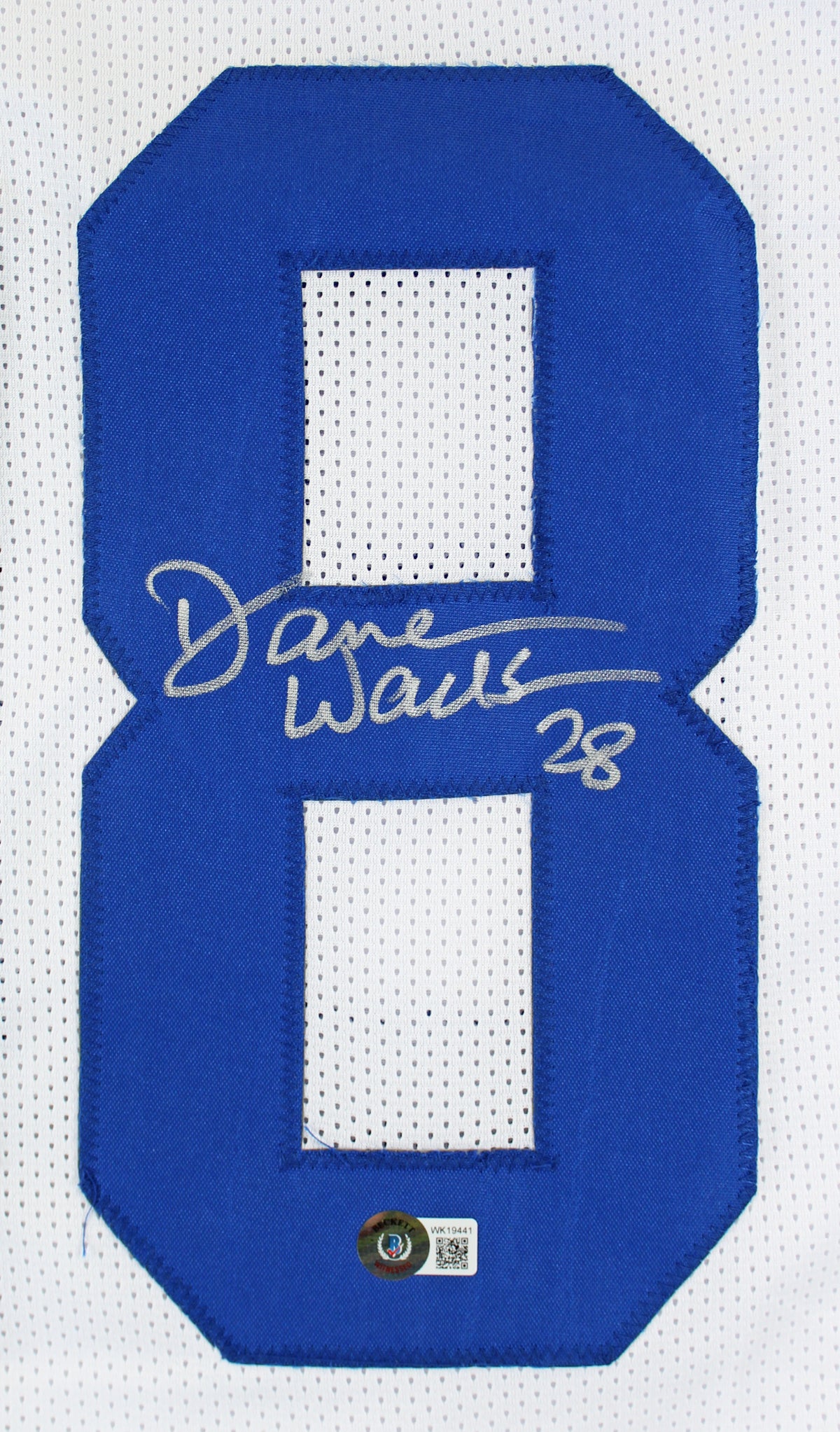 Cowboys Darren Woodson Authentic Signed White Jersey Autographed BAS Witnessed