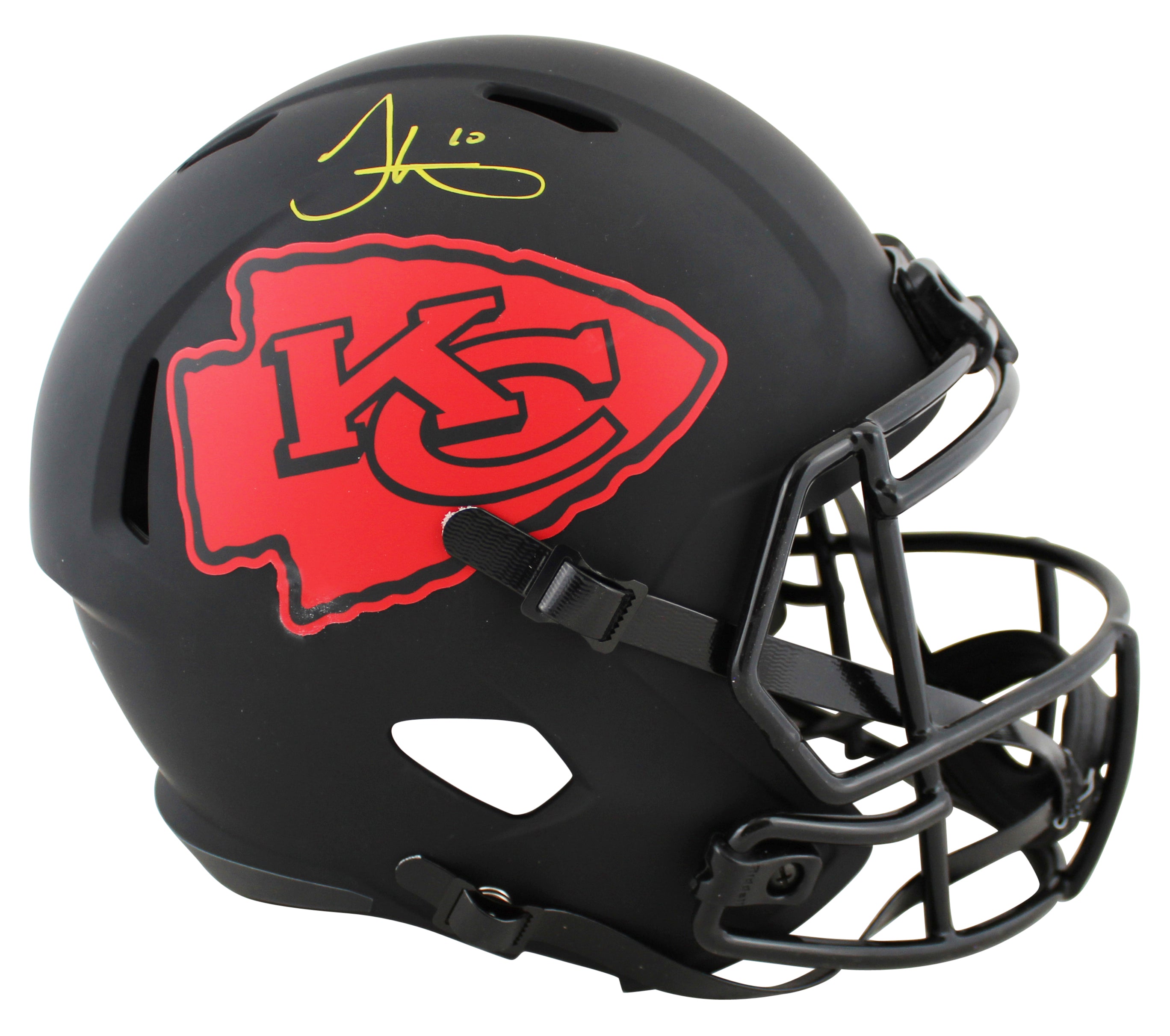 Chiefs Tyreek Hill Authentic Signed Eclipse Full Size Speed Rep Helmet BAS Wit