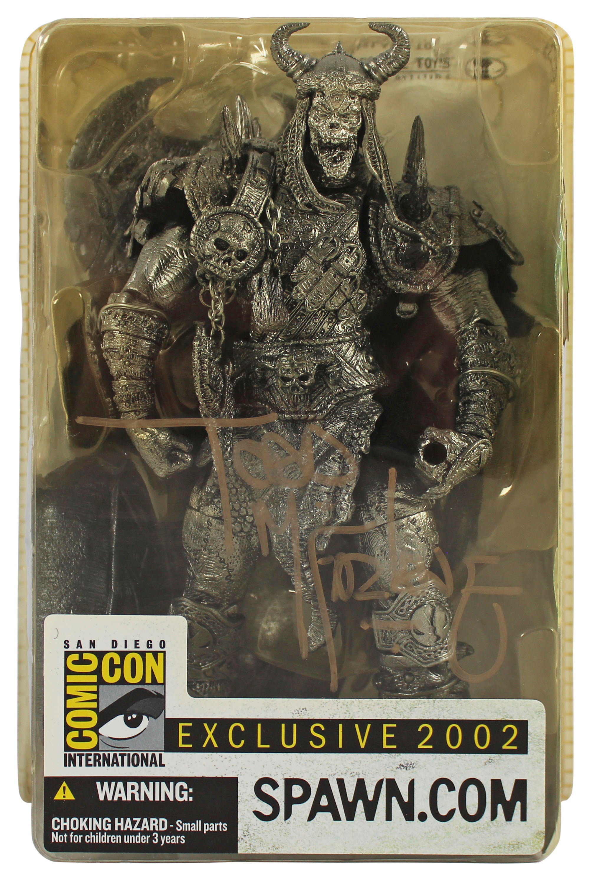 Todd McFarlane Signed Spawn Dark Ages 2002 San Diego CC LE Action Figure BAS