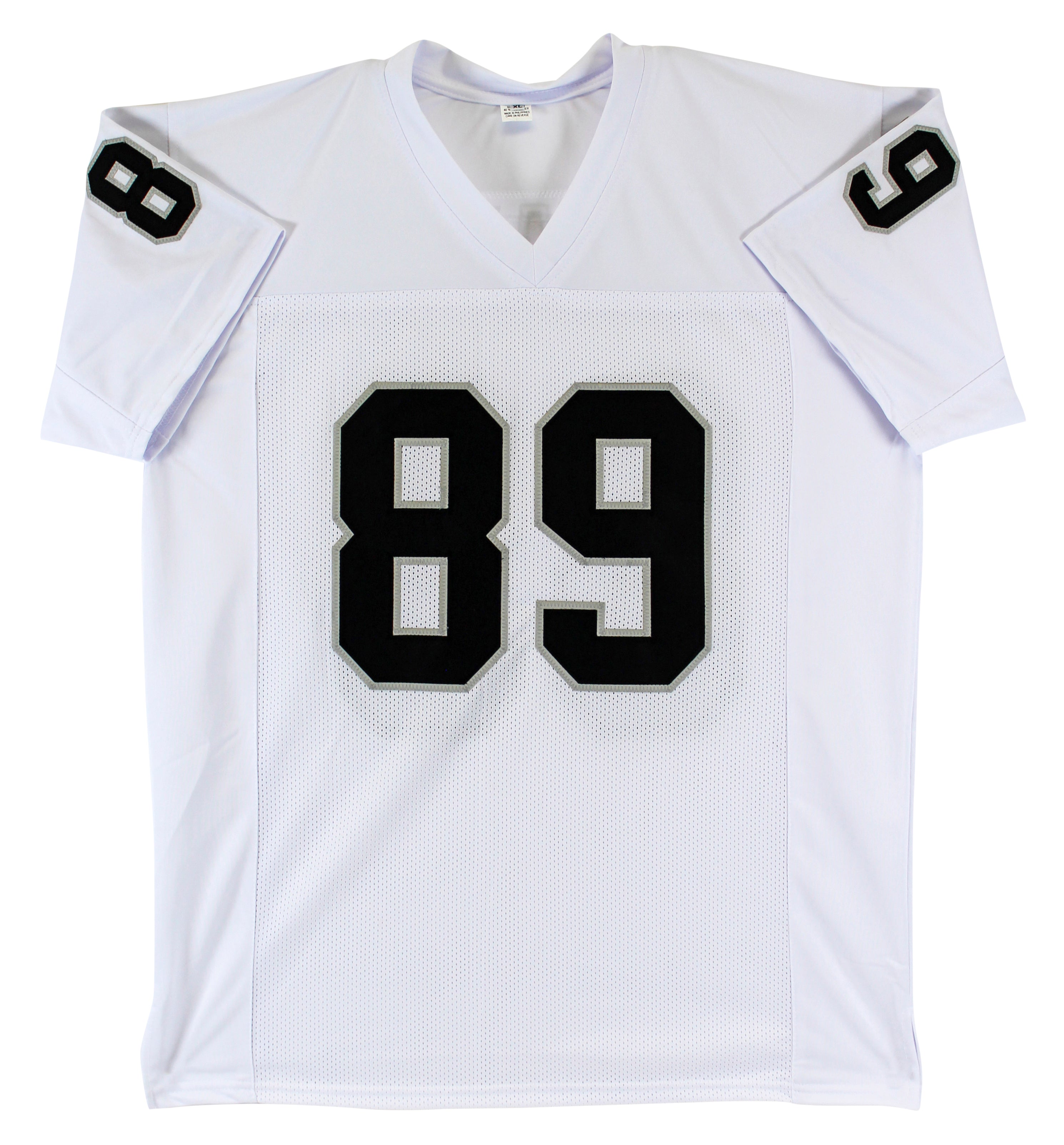 Bryan Edwards Authentic Signed White Pro Style Jersey Autographed BAS Witnessed