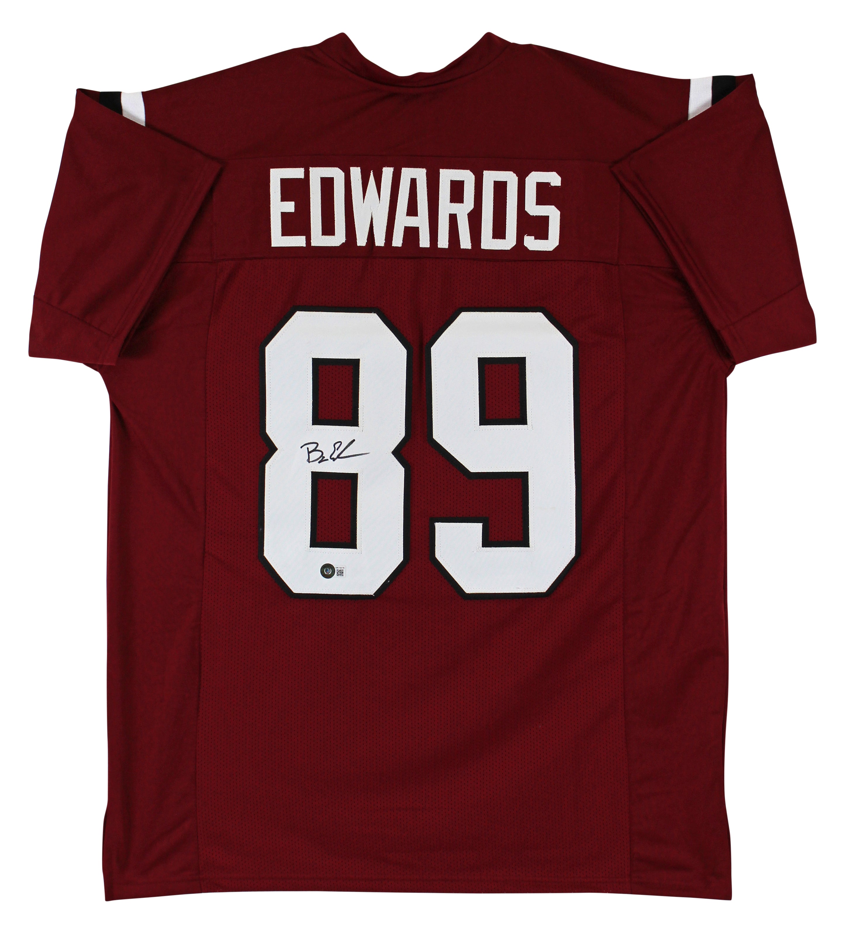 South Carolina Bryan Edwards Authentic Signed Maroon Pro Style Jersey BAS Wit