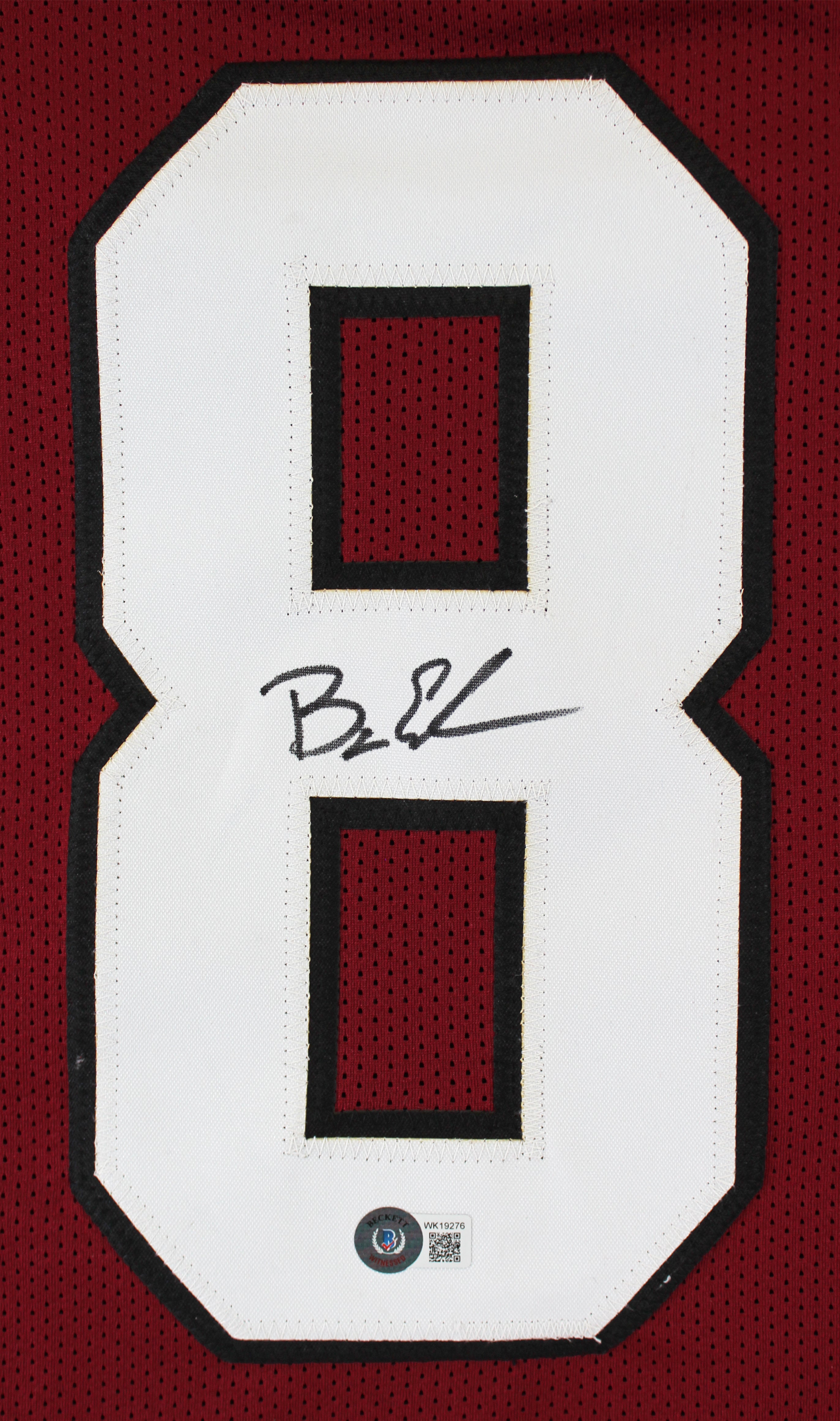 South Carolina Bryan Edwards Authentic Signed Maroon Pro Style Jersey BAS Wit