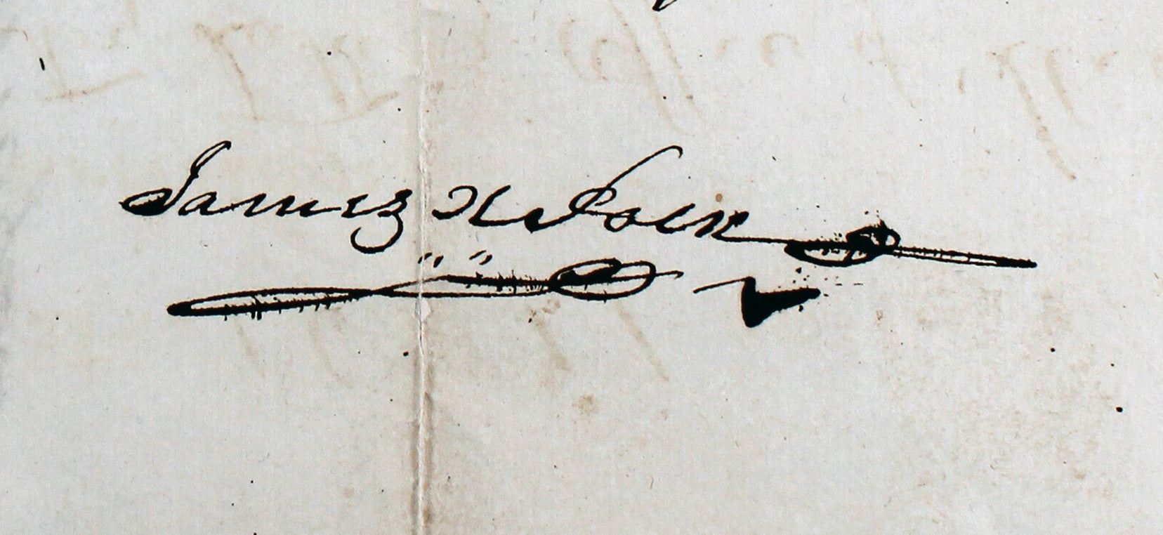 James K. Polk Signed 12x15 1840 Tennessee Land Grant Document BAS #AB14367