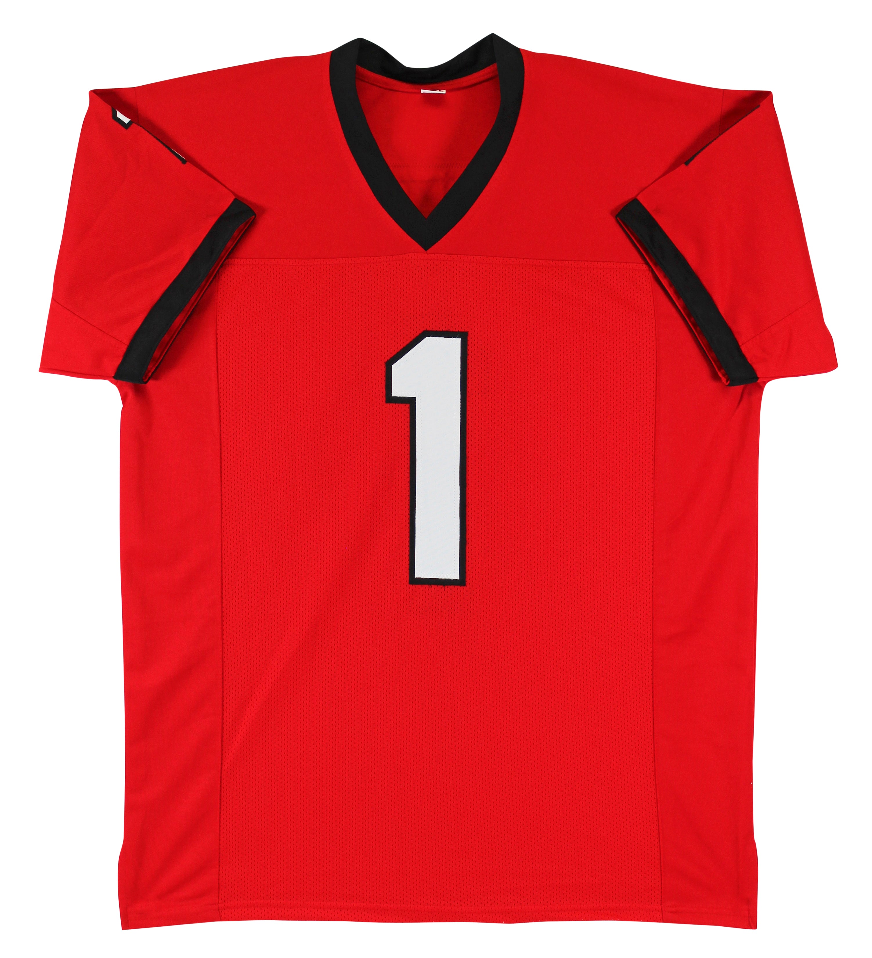 Georgia Sony Michel Authentic Signed Red Pro Style Jersey BAS Witnessed