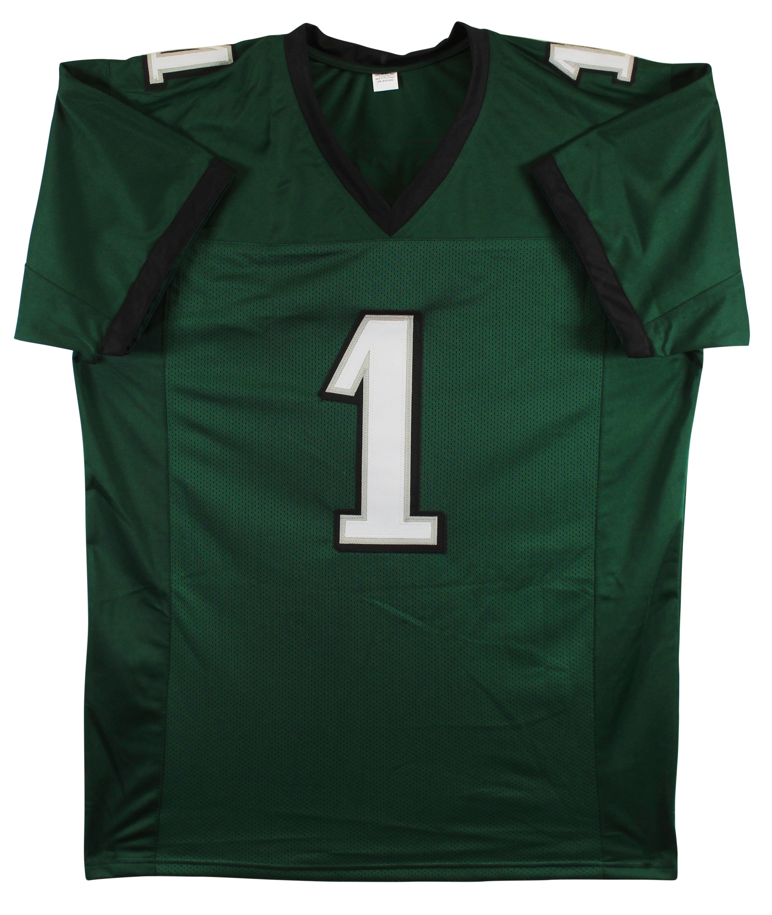 Jalen Hurts Authentic Signed Green Pro Style Jersey Autographed BAS Witnessed