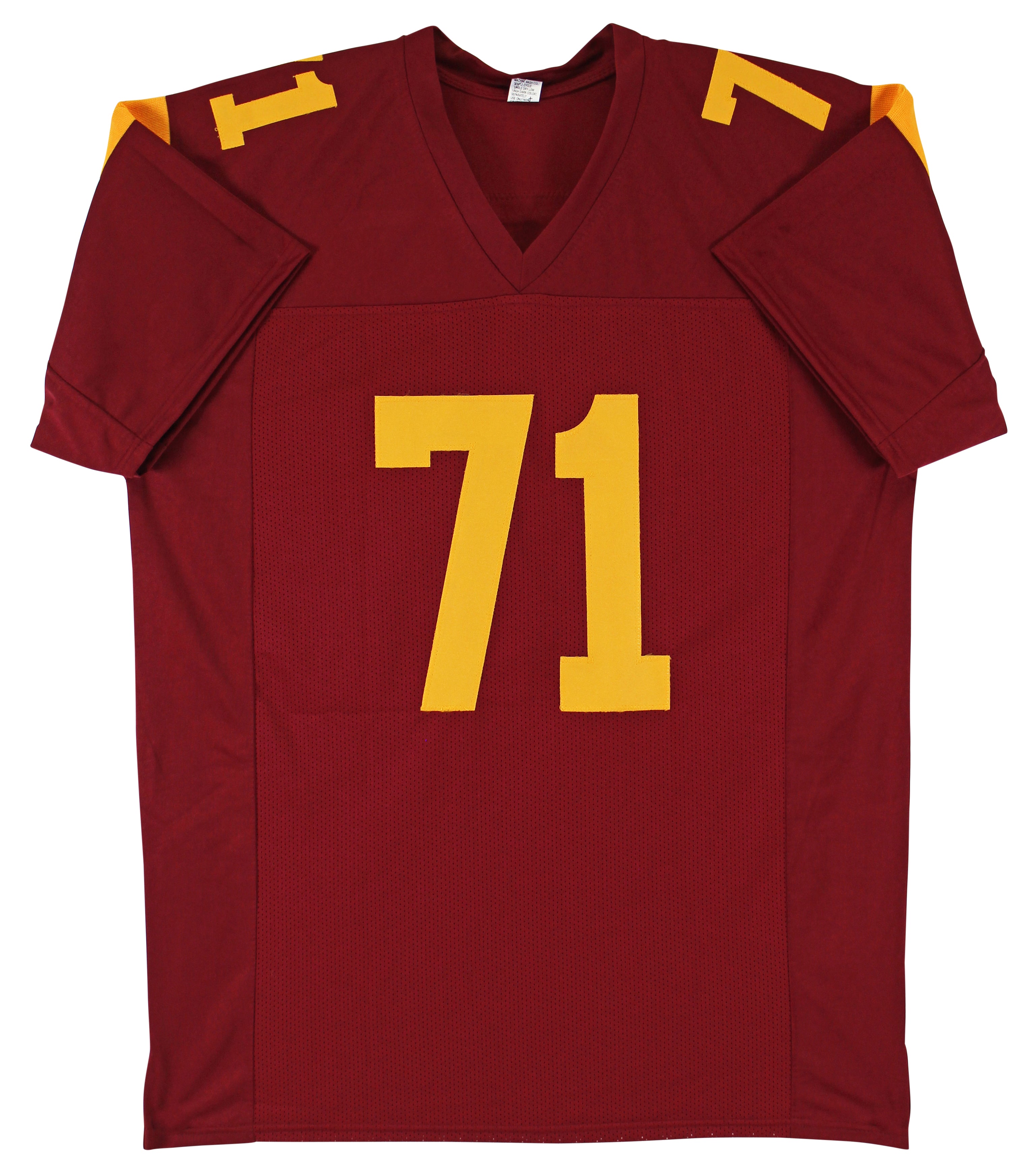 USC Tony Boselli Authentic Signed Red Pro Style Jersey Autographed BAS Witnessed