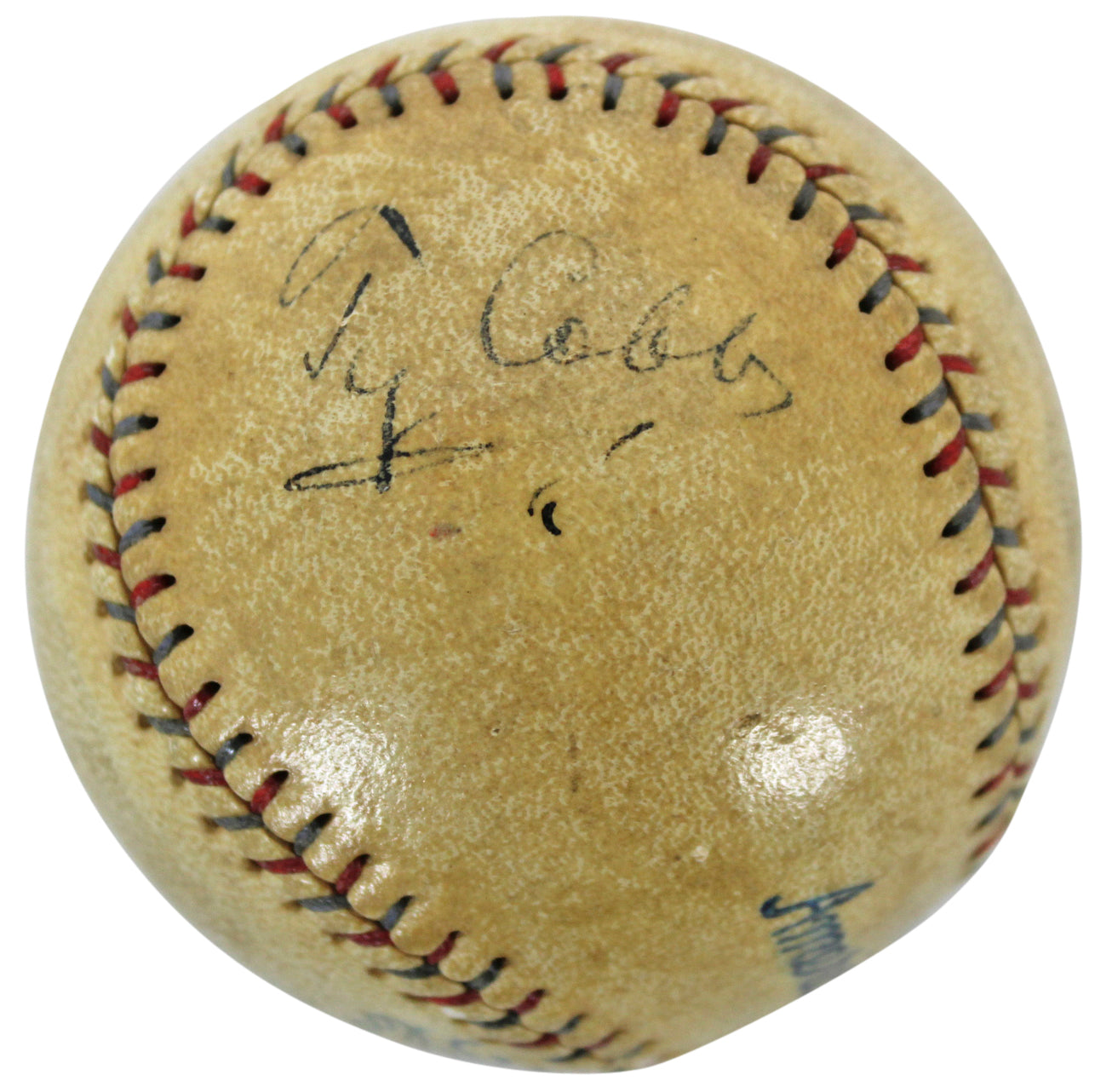 Tigers Ty Cobb Authentic Signed 1926-27 Ban Johnson Oal Baseball JSA #Z40401