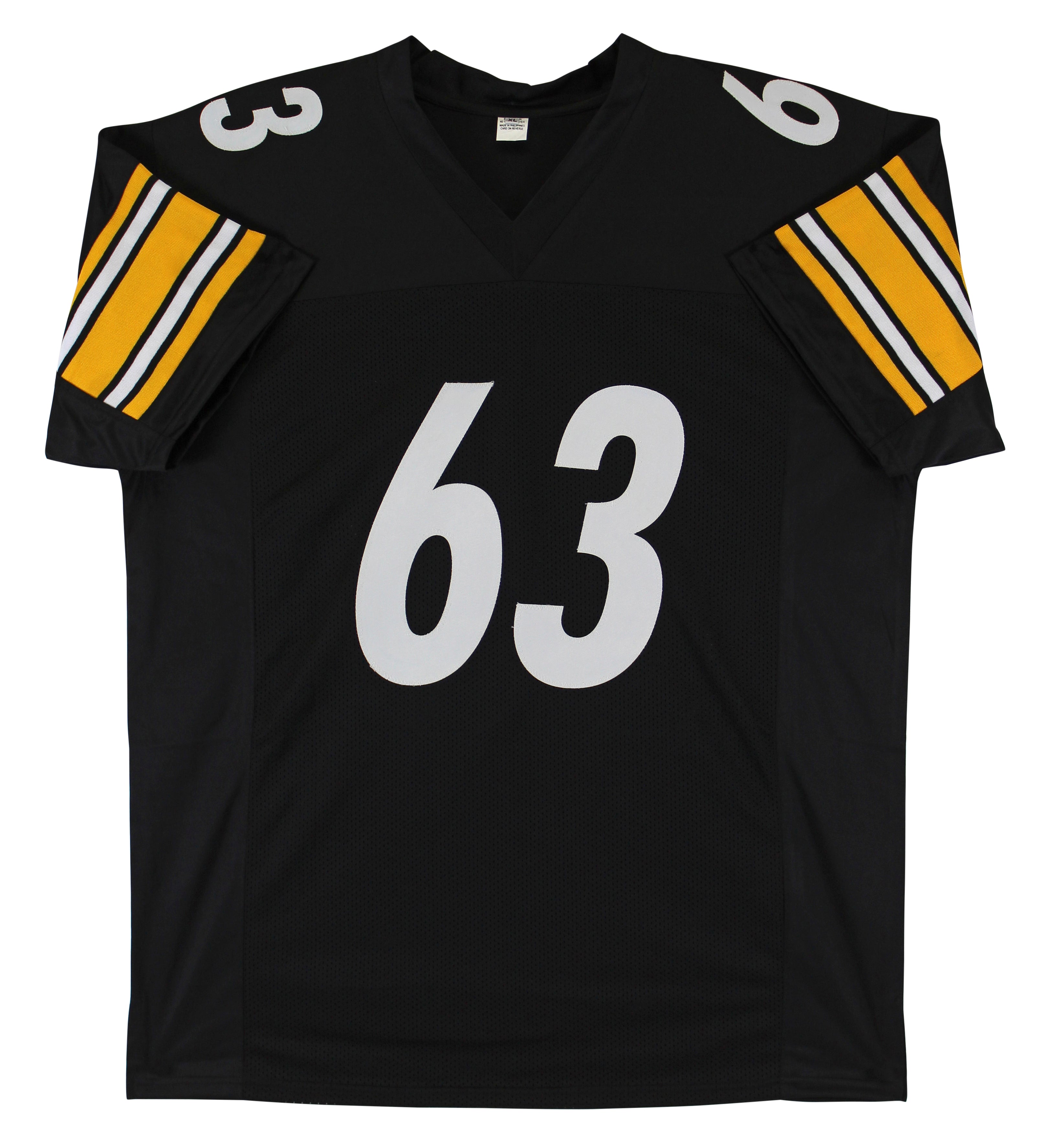 Dermontti Dawson "HOF 12" Authentic Signed Black Pro Style Jersey BAS Witnessed