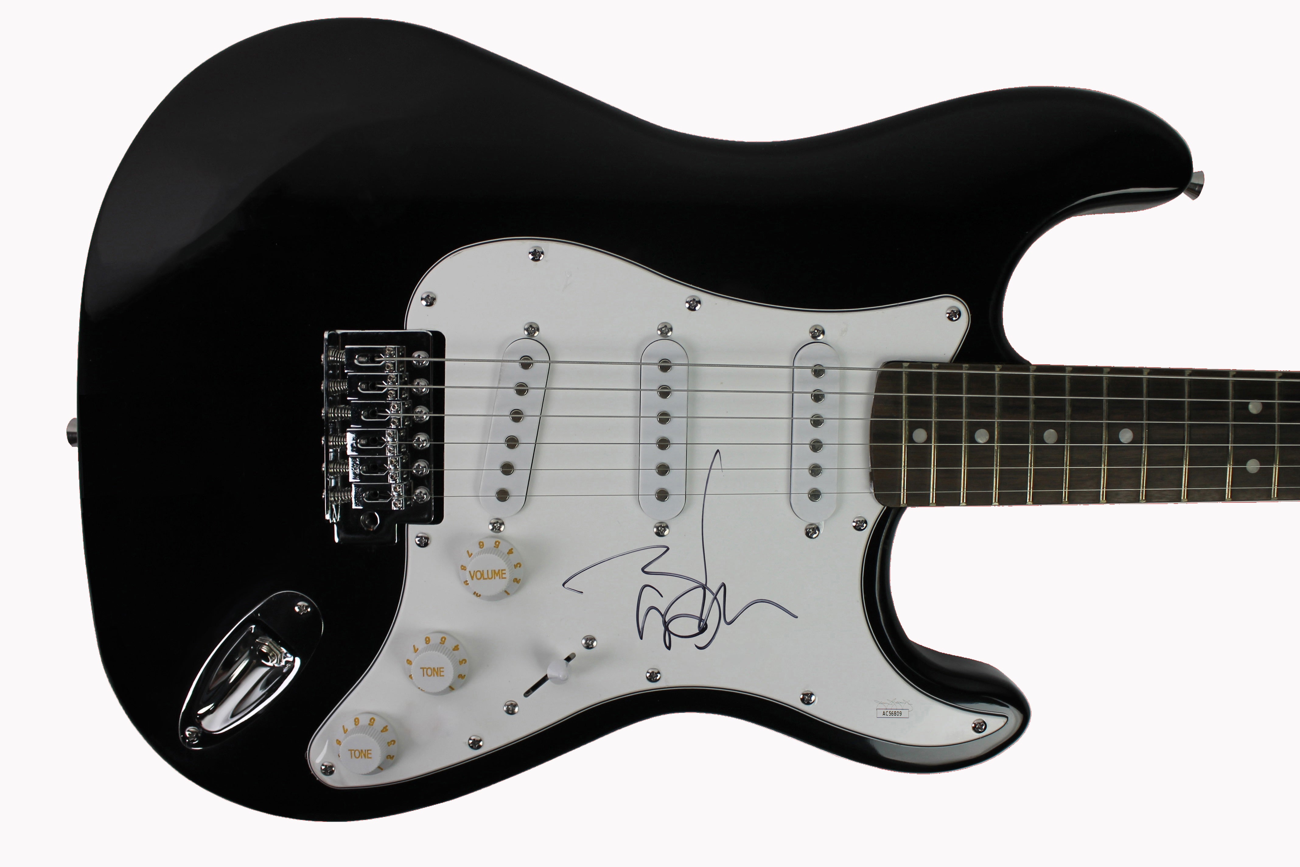 Johnny Depp Authentic Signed Black Electric Huntington Pro Guitar JSA #AC56809
