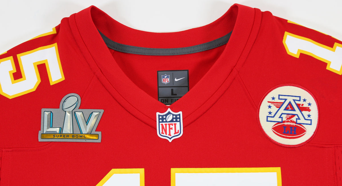 Chiefs Patrick Mahomes Authentic Signed Red Nike Game Framed Jersey BAS Witness