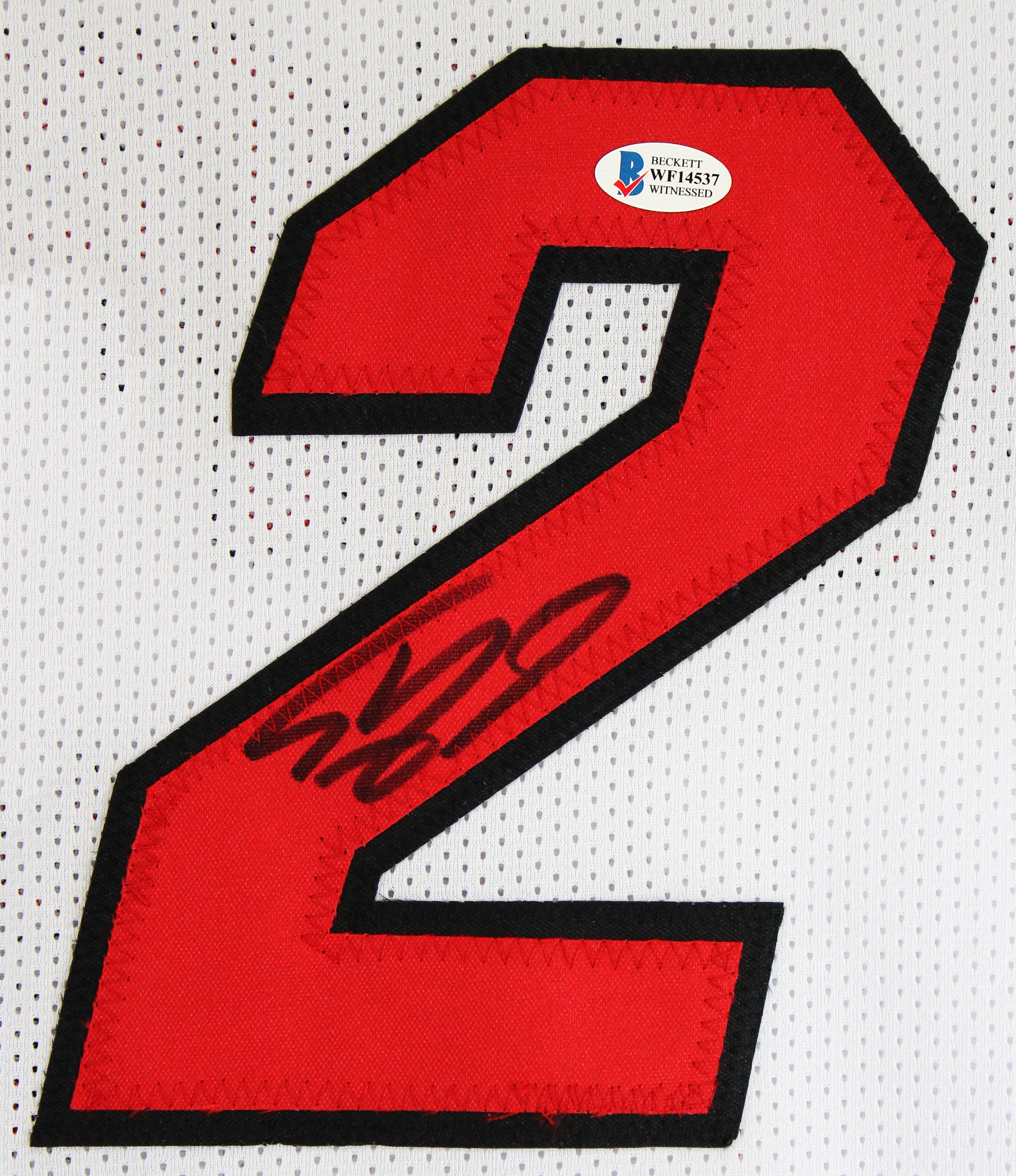 Shaquille O'Neal Authentic Signed White Pro Style Jersey Autographed BAS Witness