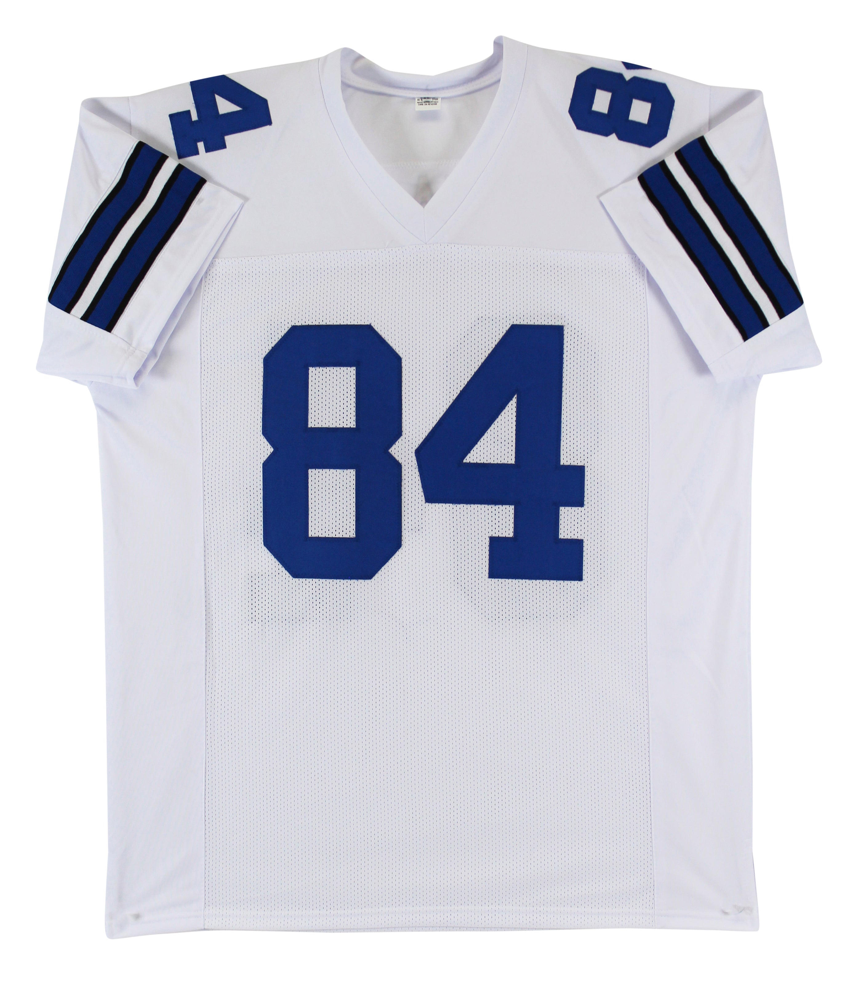 Jay Novacek "America's Team" Signed White Pro Style Jersey Autographed BAS Wit