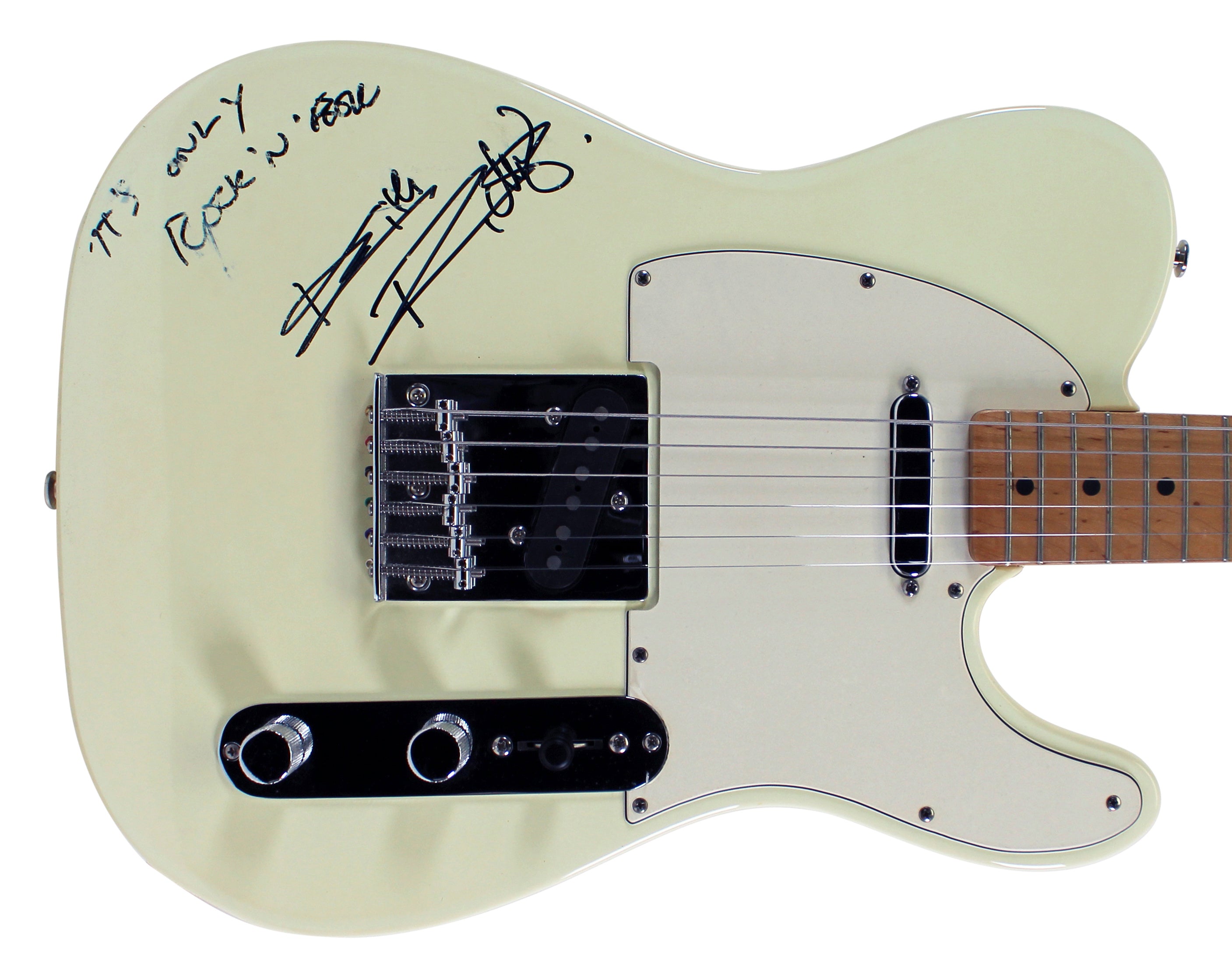 Keith Richards "It's Only Rock N' Roll" Signed Fender Telecaster Guitar BAS