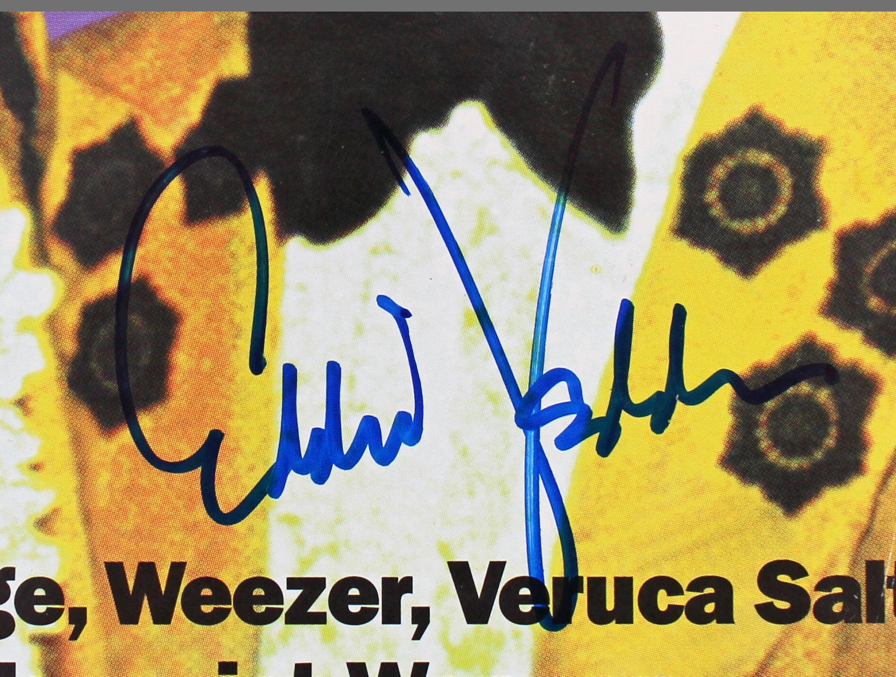Eddie Vedder Pearl Jam Authentic Signed January 1995 Spin Magazine BAS #AB14583